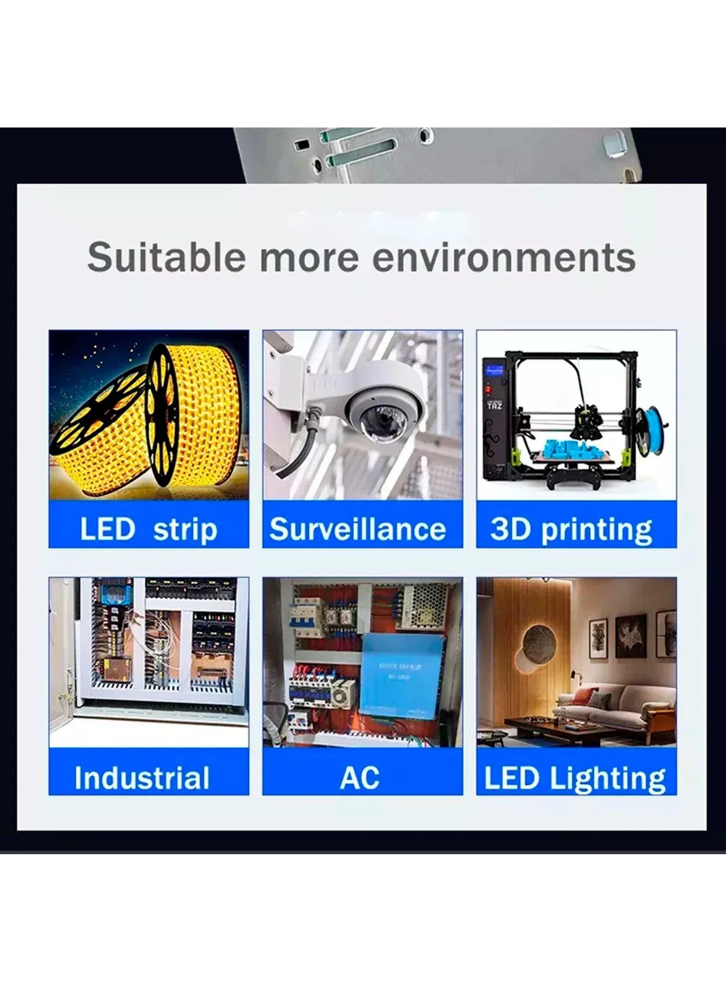Fuente de Alimentación 600W Salida Triple Ajustable-4