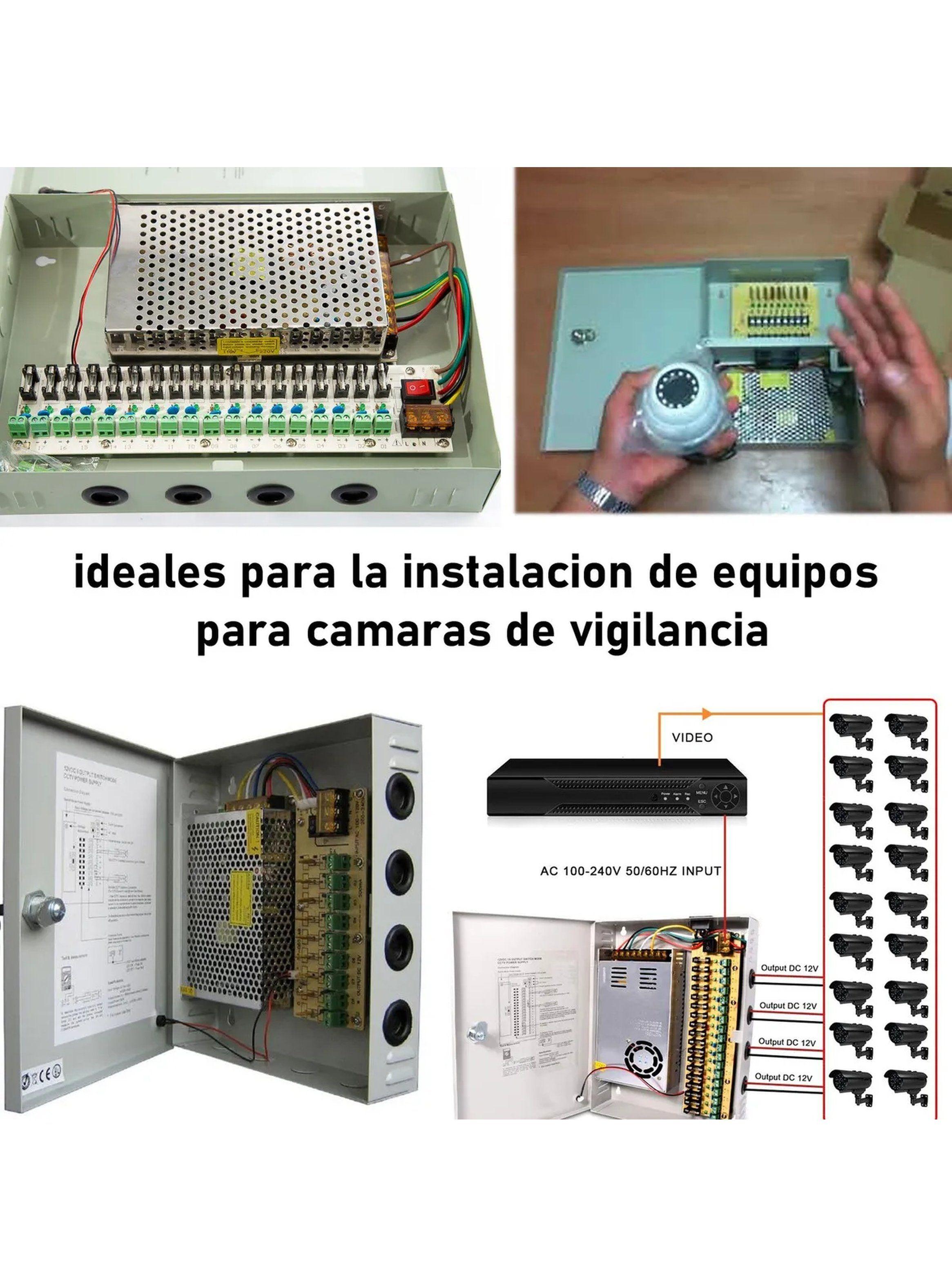 Fuente de Alimentación 600W Salida Triple Ajustable-6