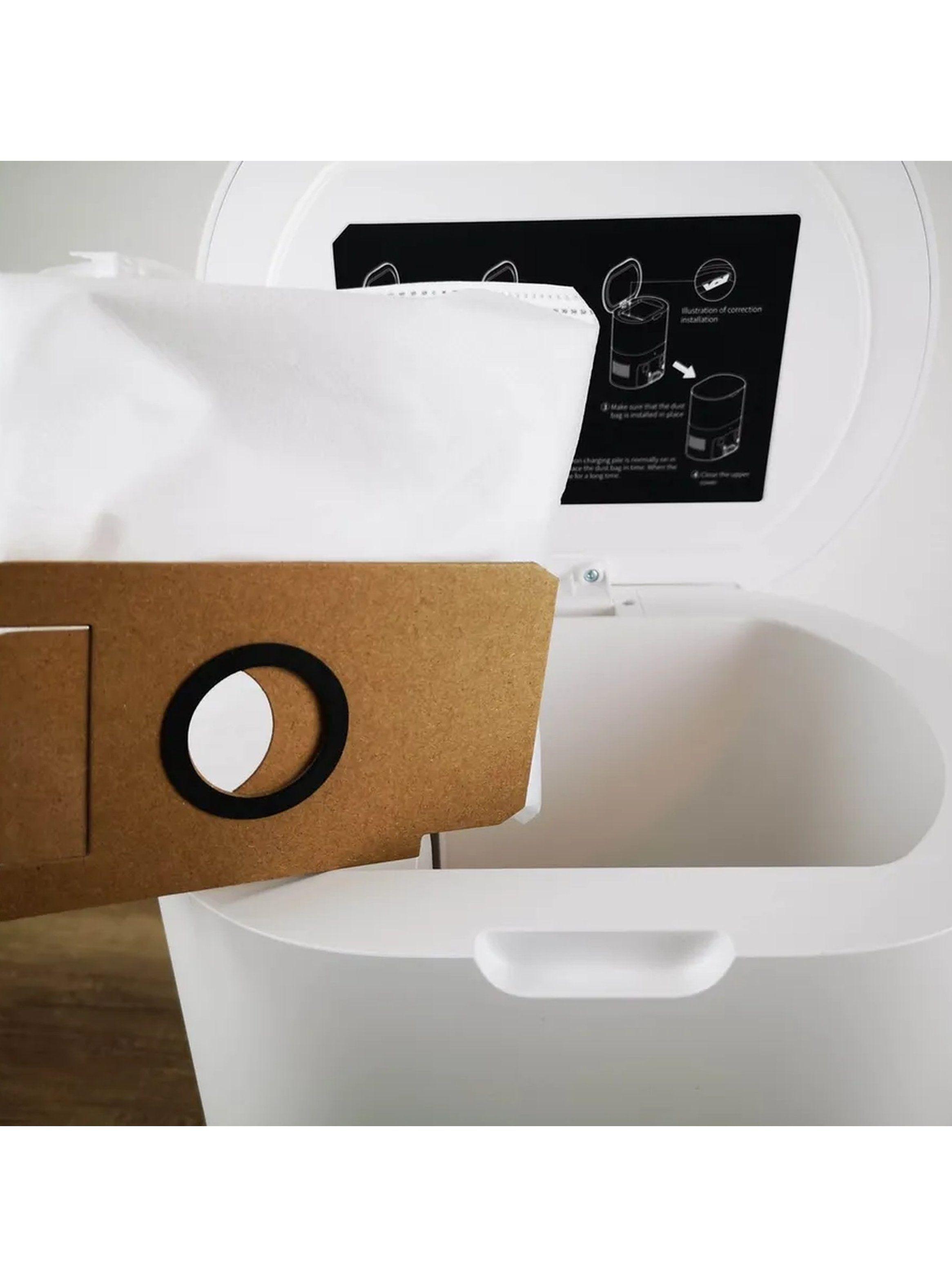 Aspiradora Robot Inteligente Autovaciable Sensor Láser Negro-2