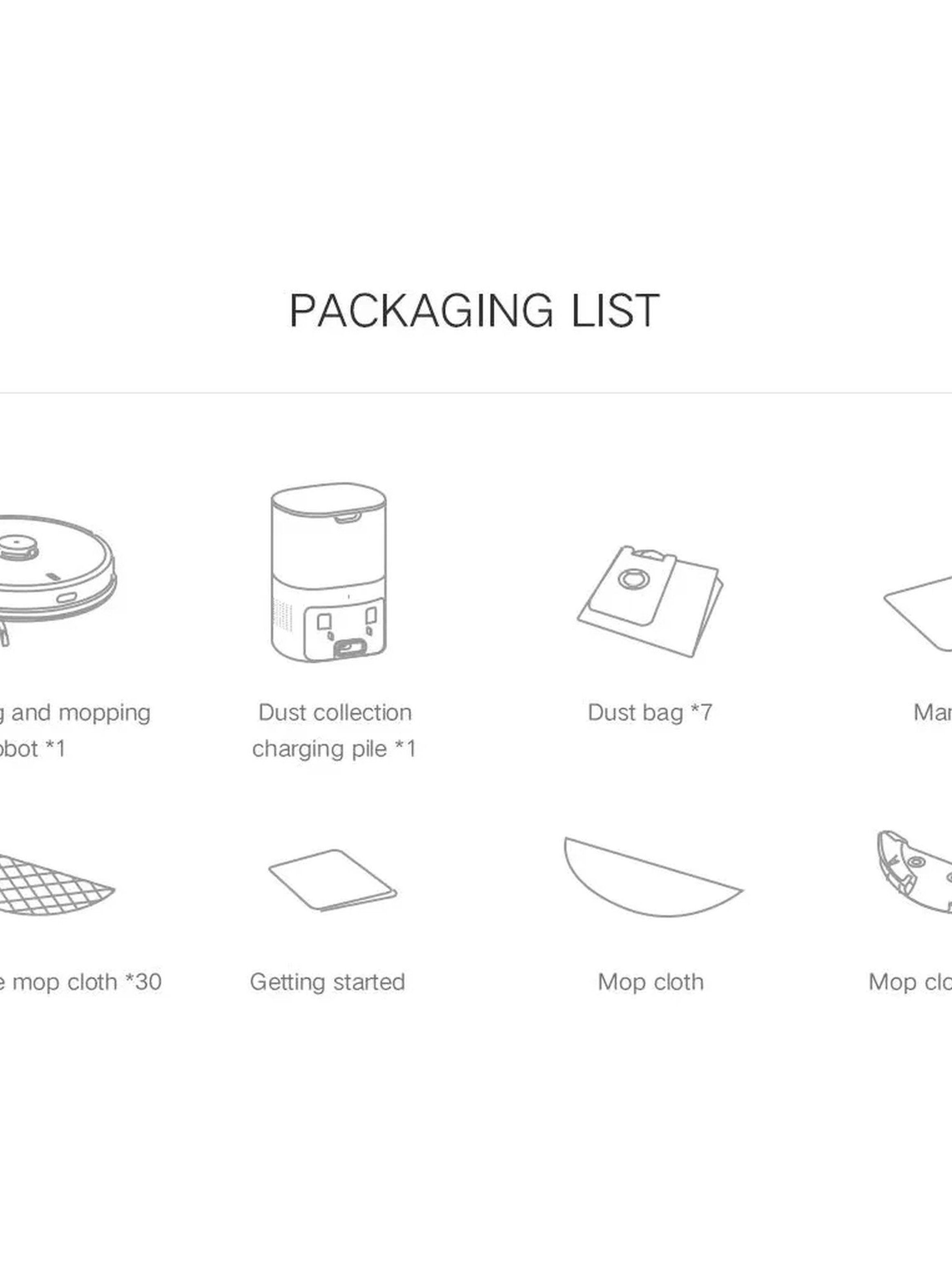 Aspiradora Robot Inteligente Autovaciable Sensor Láser Negro-6