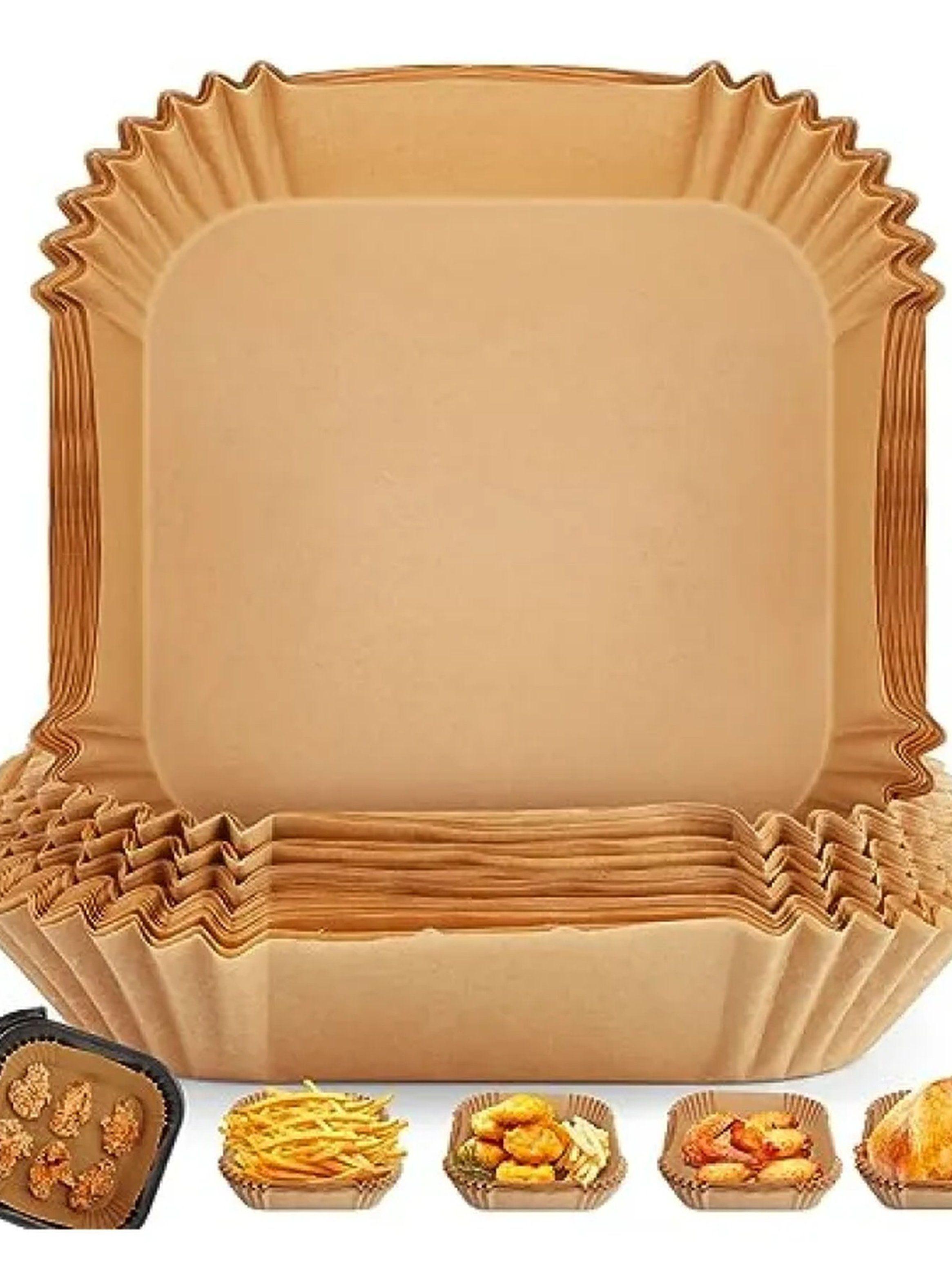 Cestas de Papel para Freidora de Aire Antiadherente Resistentes Desechables-3