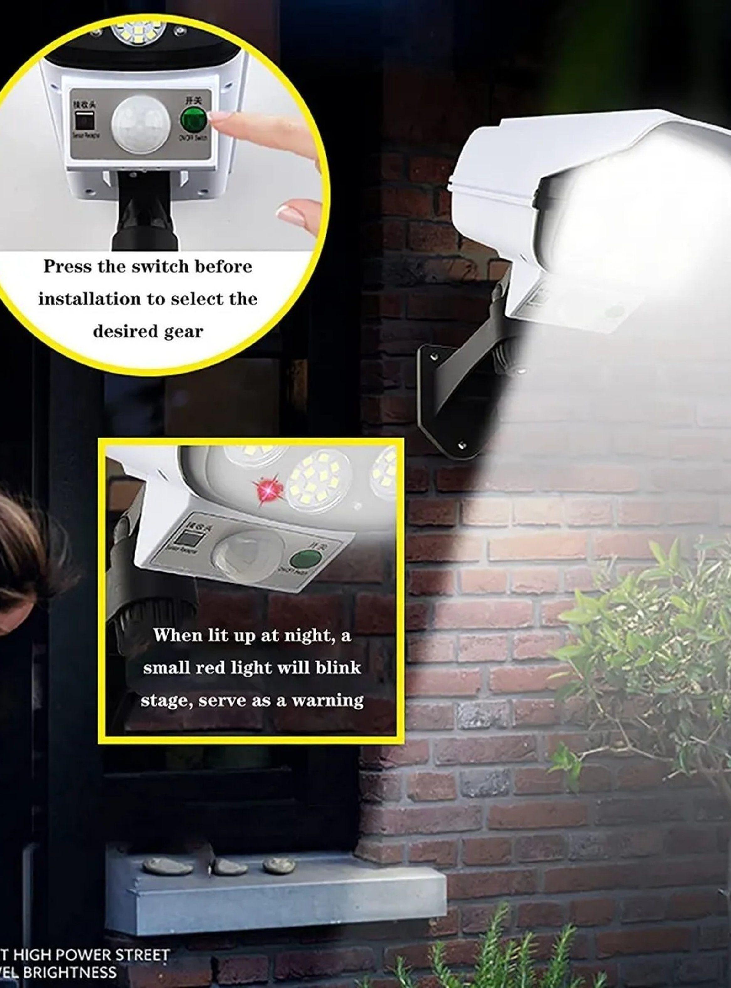 Luz Solar de Exterior LED con Sensor de Movimiento Impermeable-1