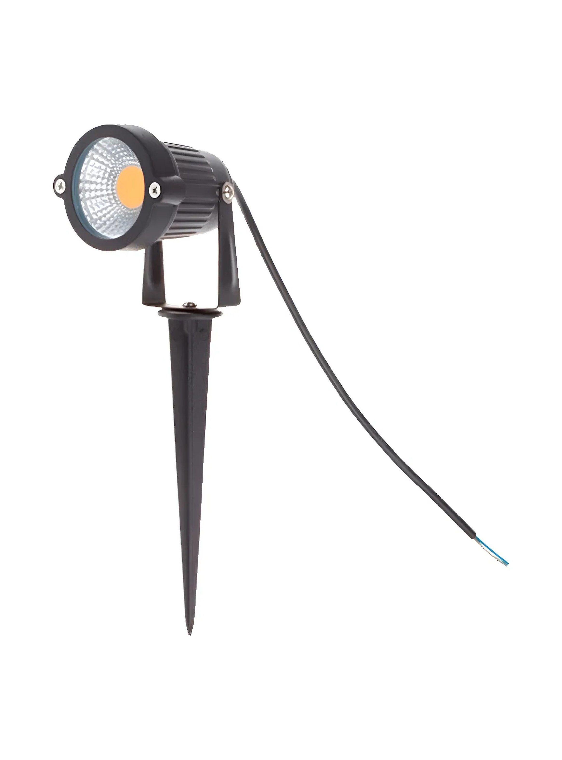 Lámpara LED Exterior con Estaca COB IP65 Negro-0