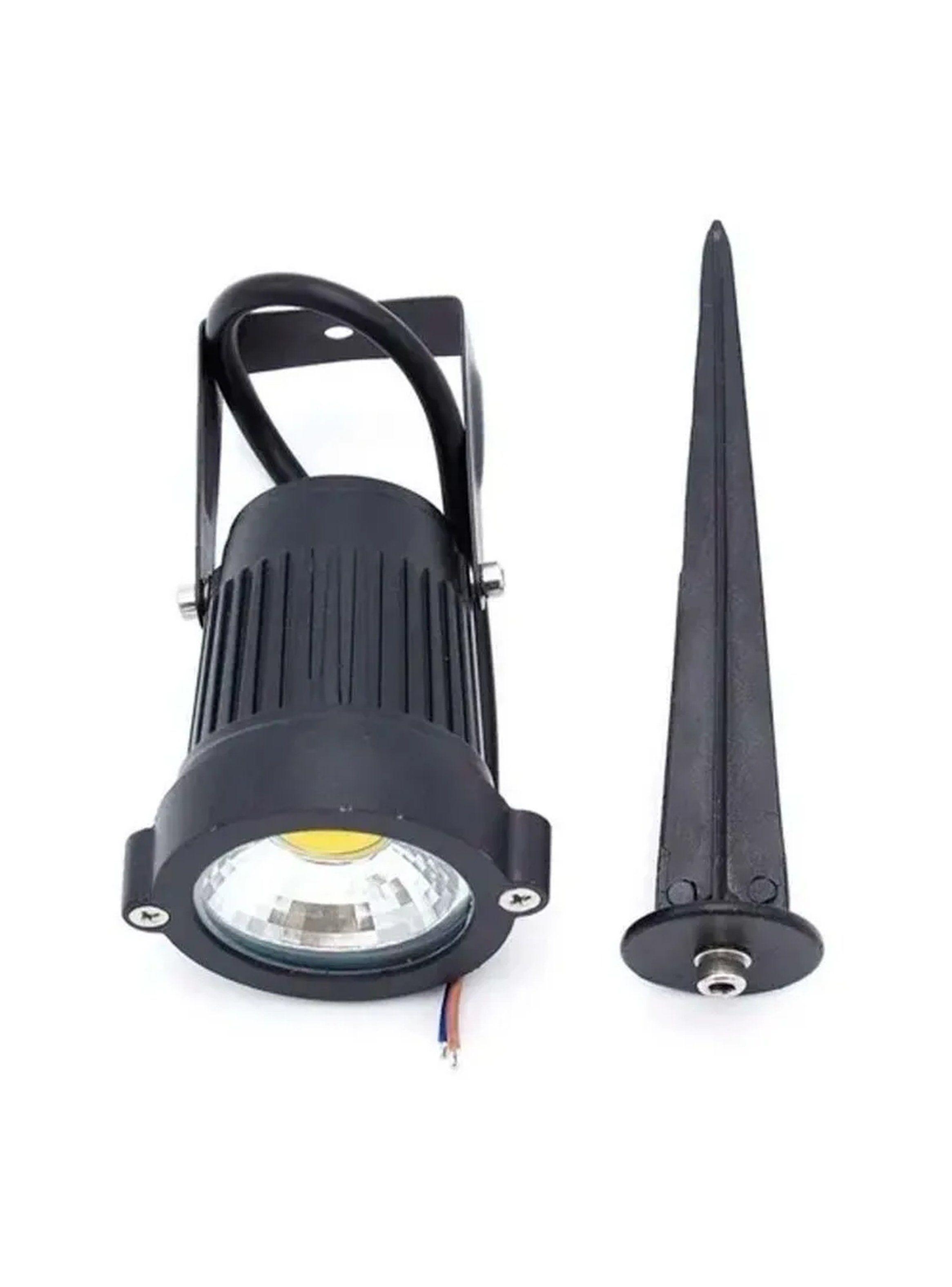 Lámpara LED Exterior con Estaca COB IP65 Negro-2