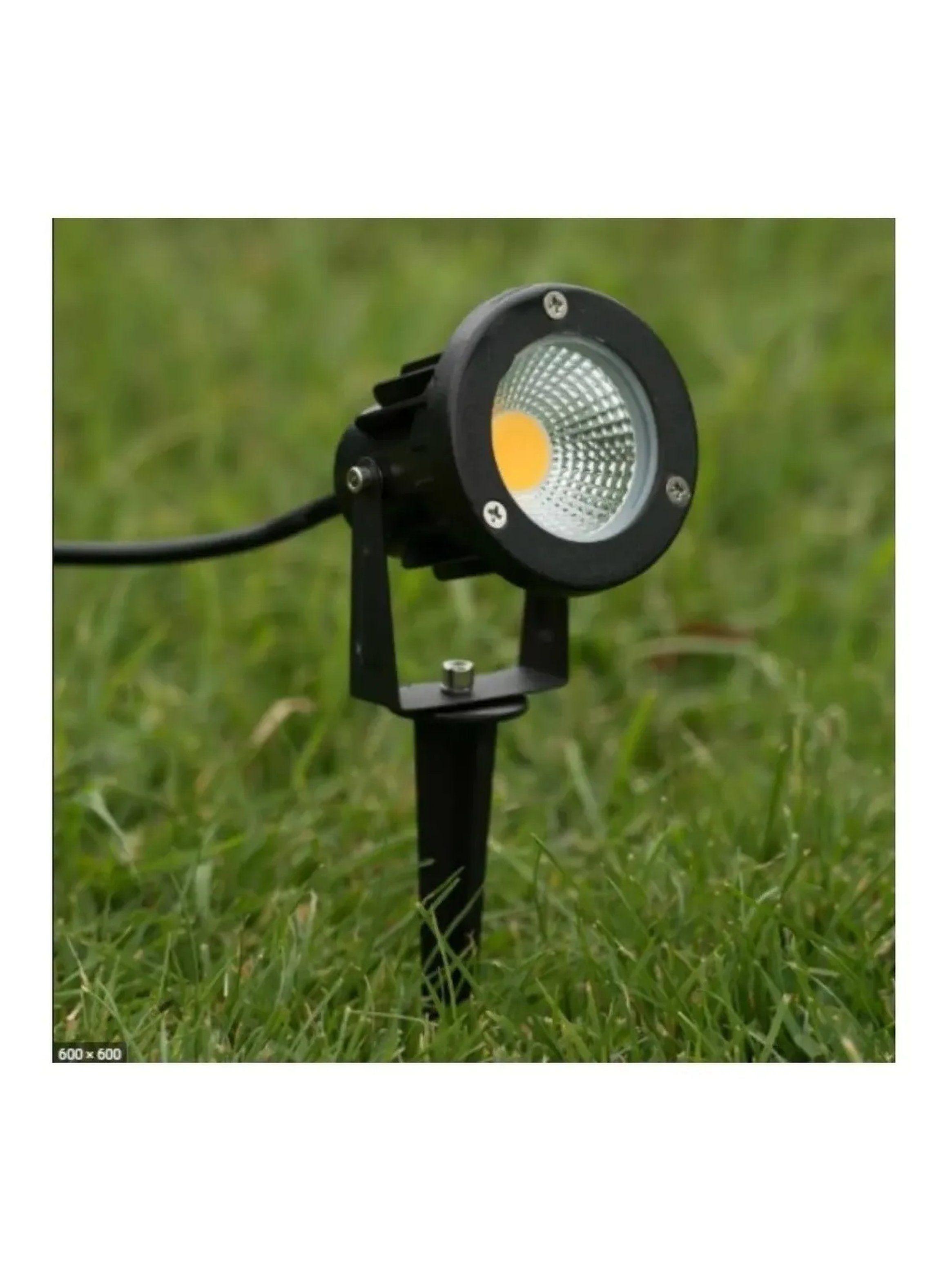 Lámpara LED Exterior con Estaca COB IP65 Negro-3