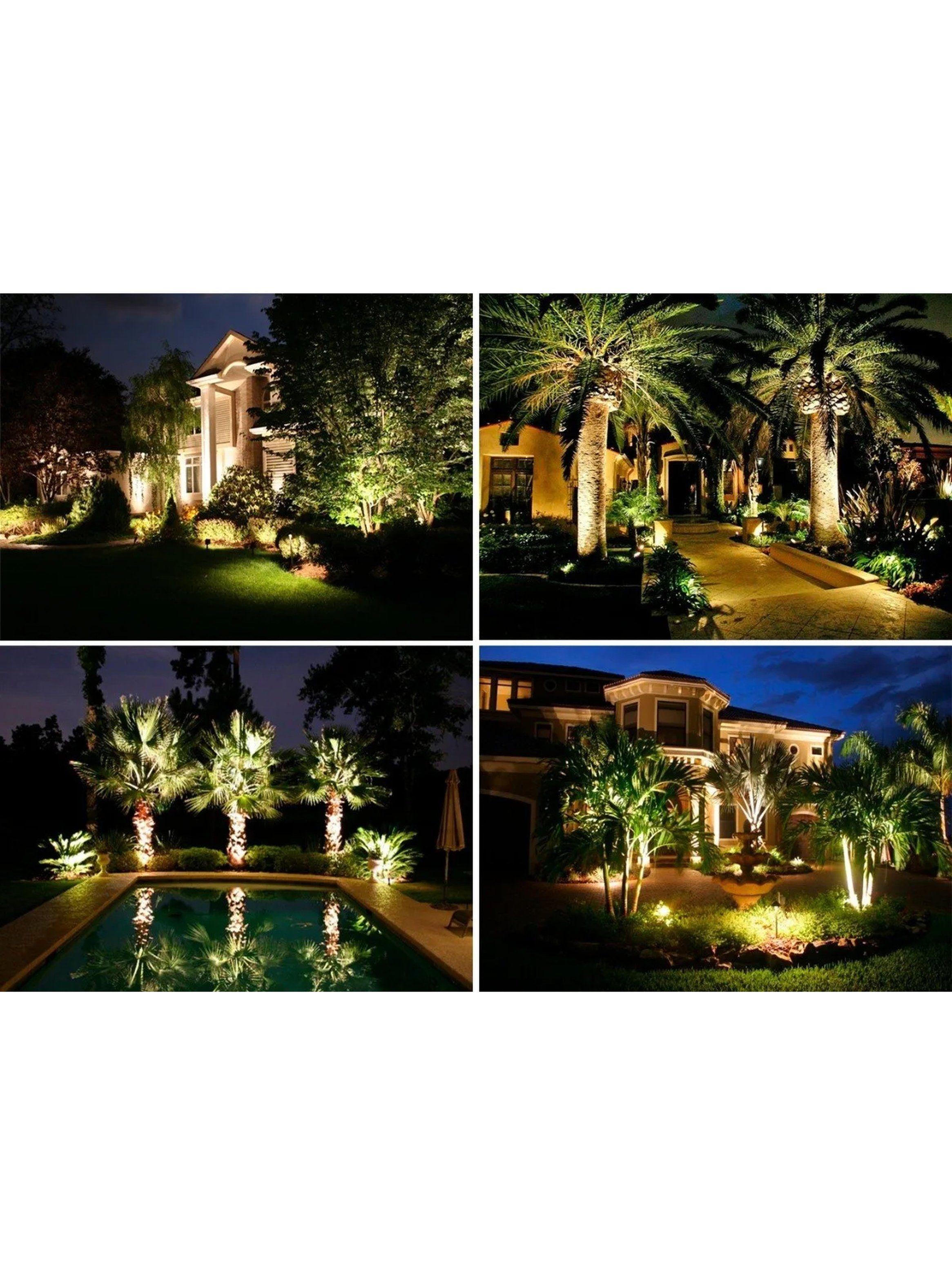 Lámpara LED Exterior con Estaca COB IP65 Negro-4