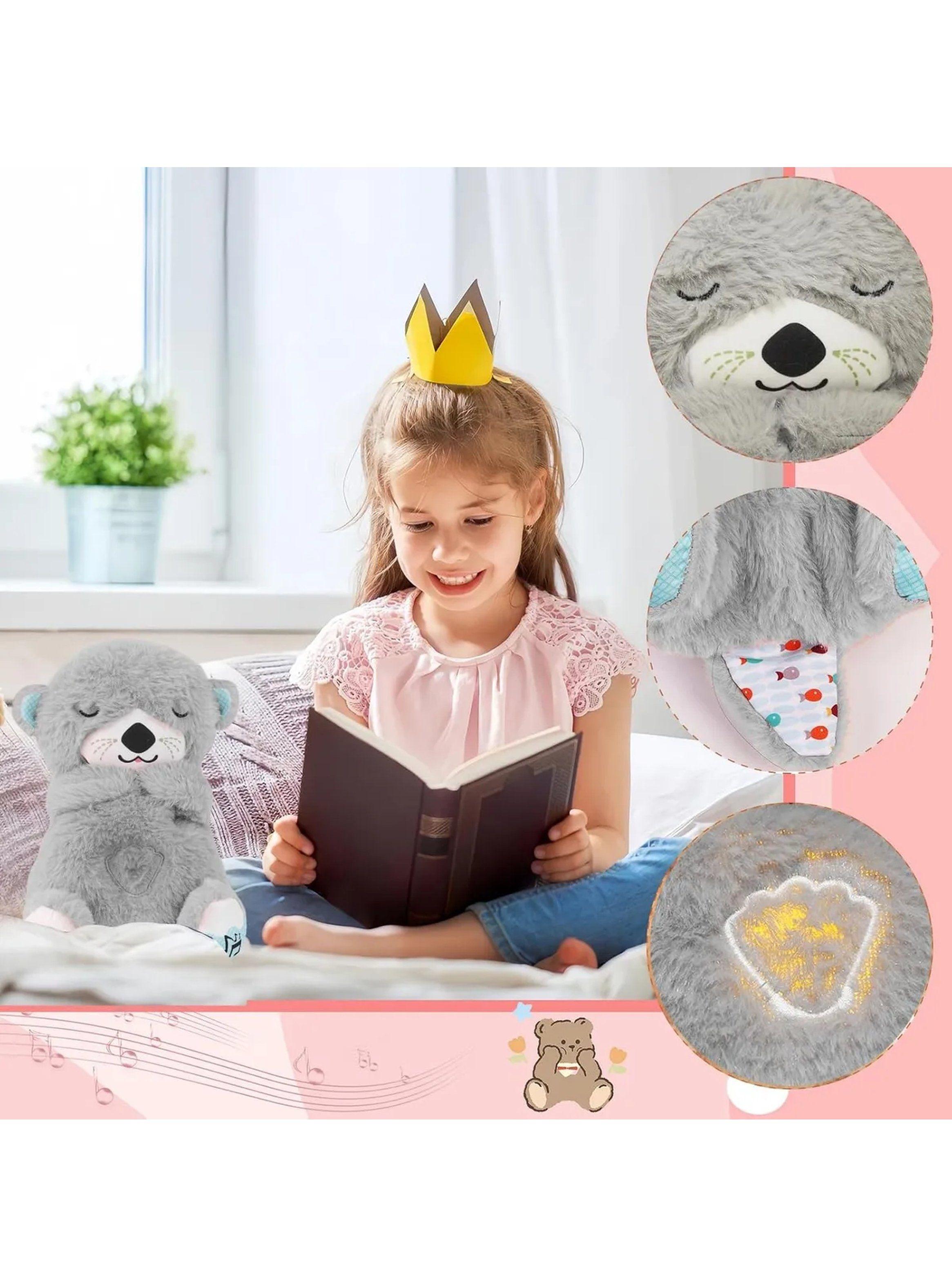 Peluche Relajante Interactivo 32cm Luz y Música-4
