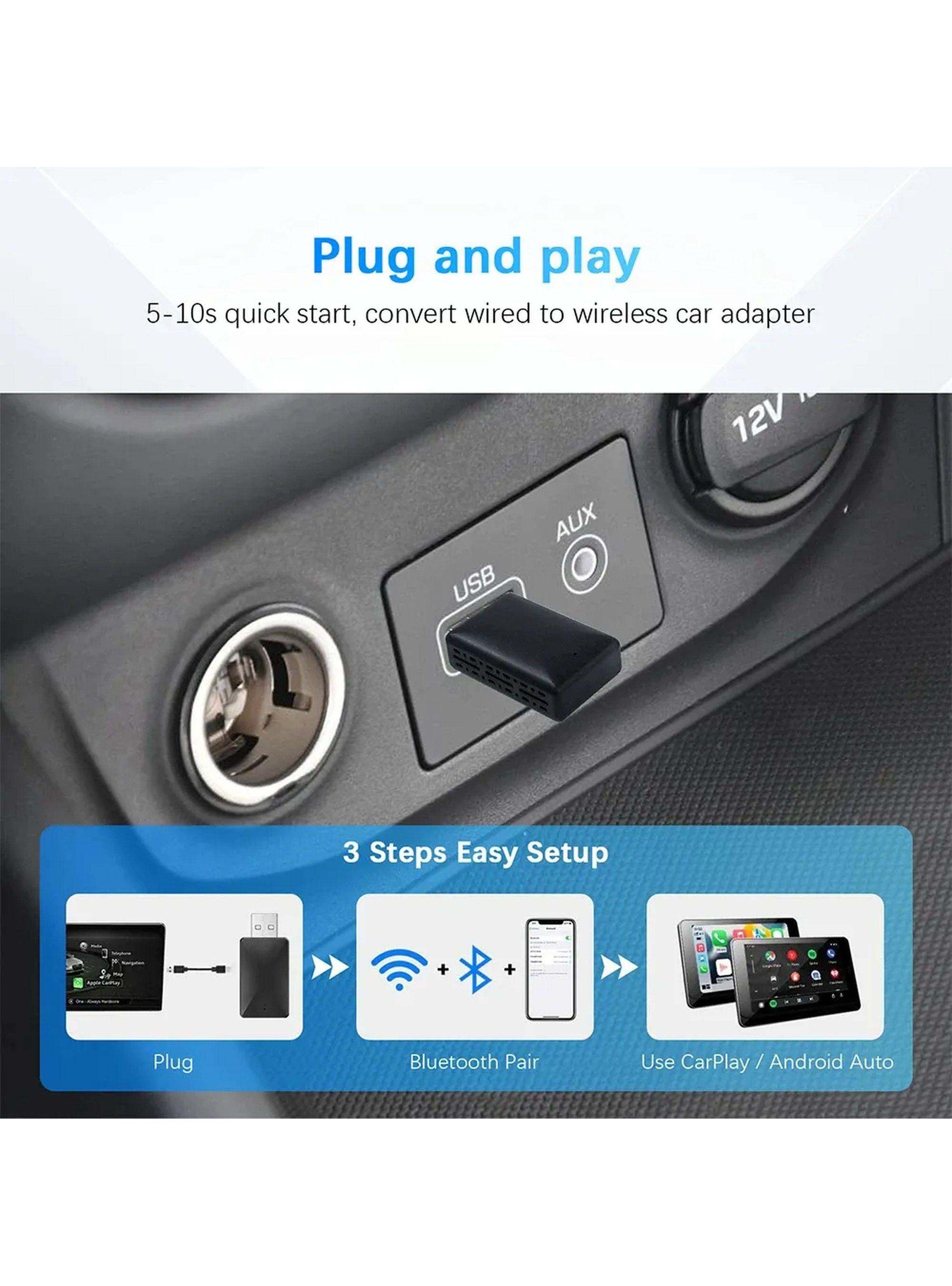 Adaptador Inalámbrico CarPlay Android Auto RM-KPL064-7