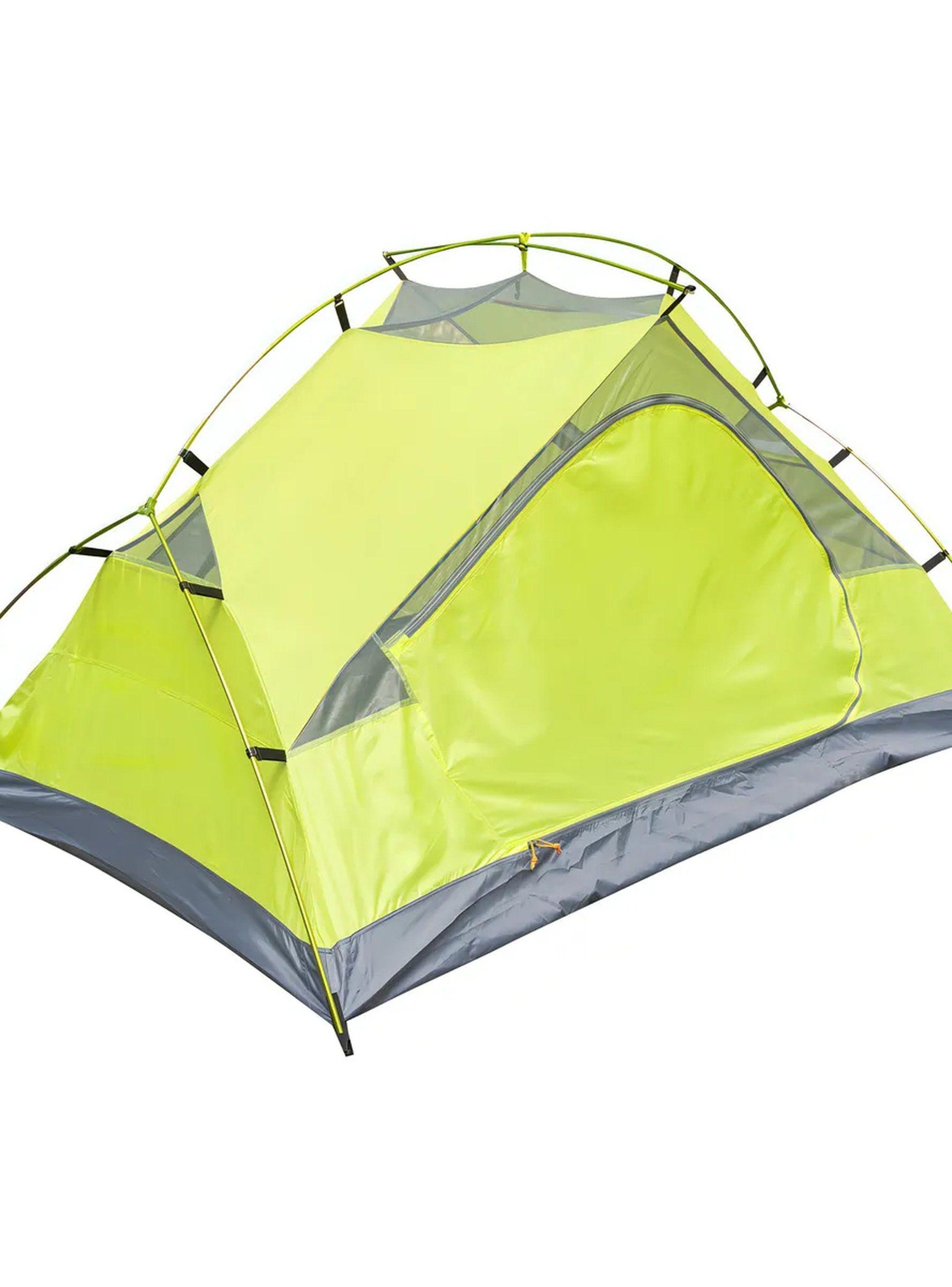 Carpa Camping Resistente Al Agua 3 Personas Verde-2