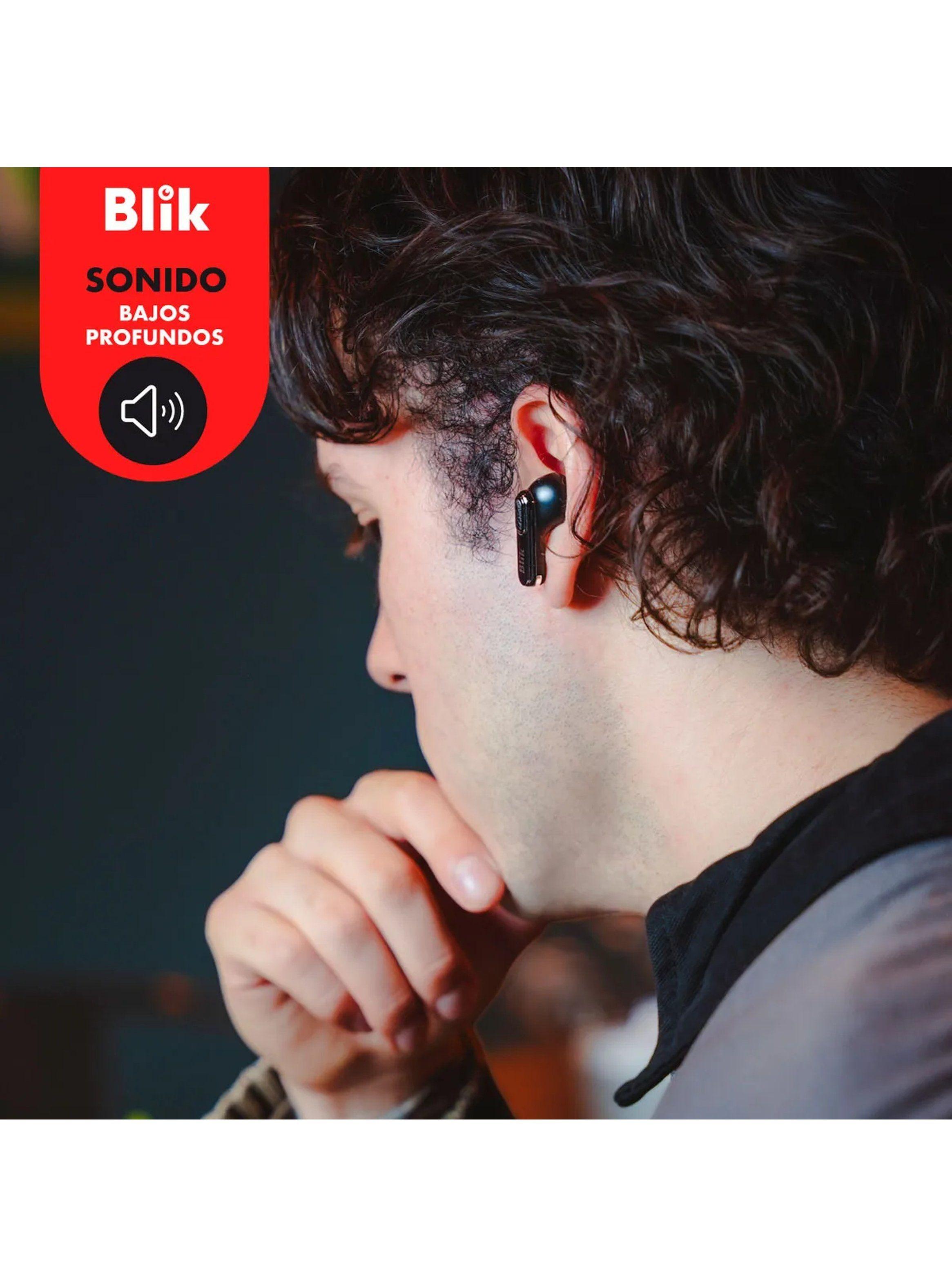 Auriculares Inalámbricos Bluetooth Cancelación de Ruido Negros-3