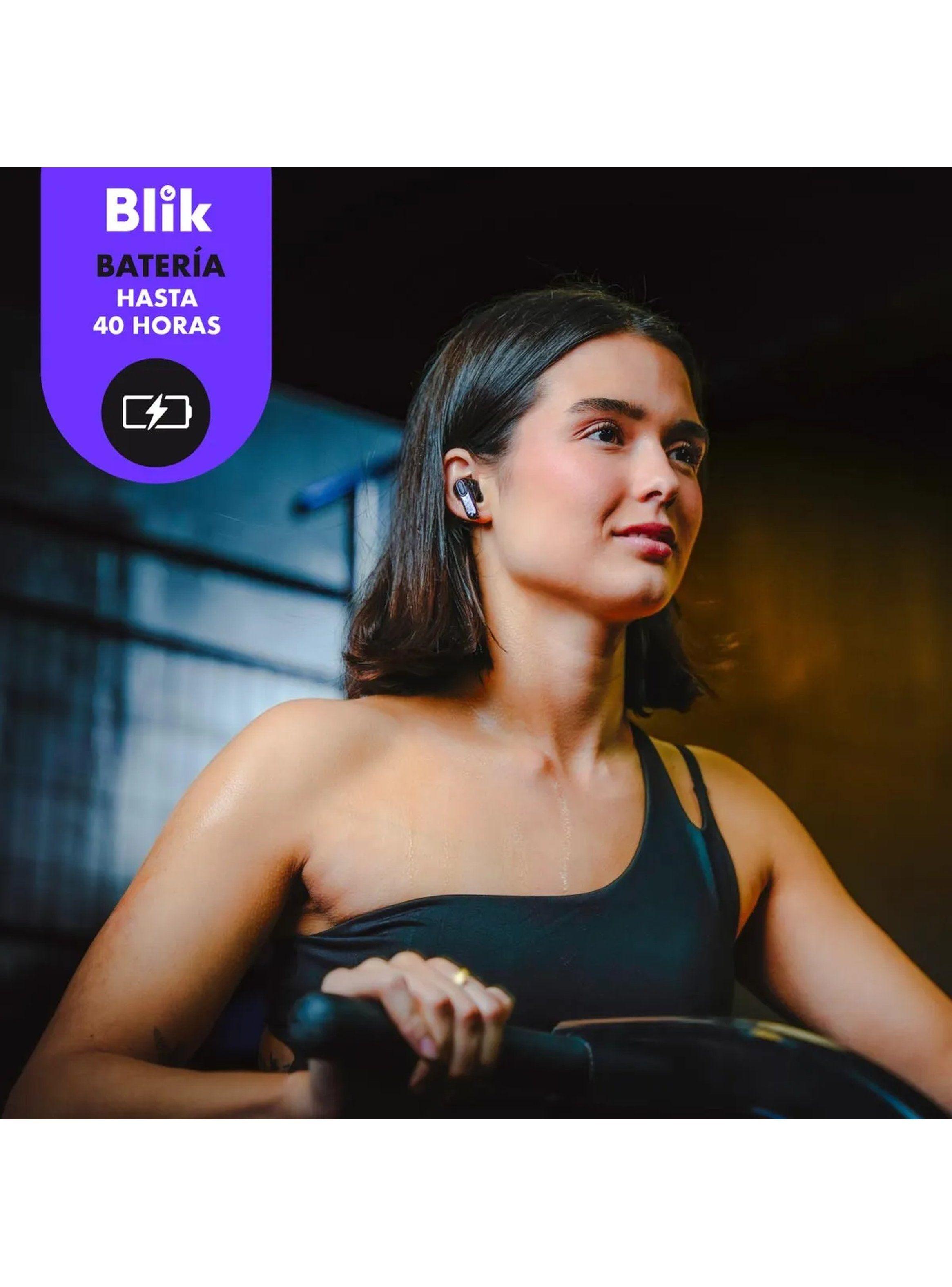 Auriculares Inalámbricos Bluetooth Cancelación de Ruido Negros-4