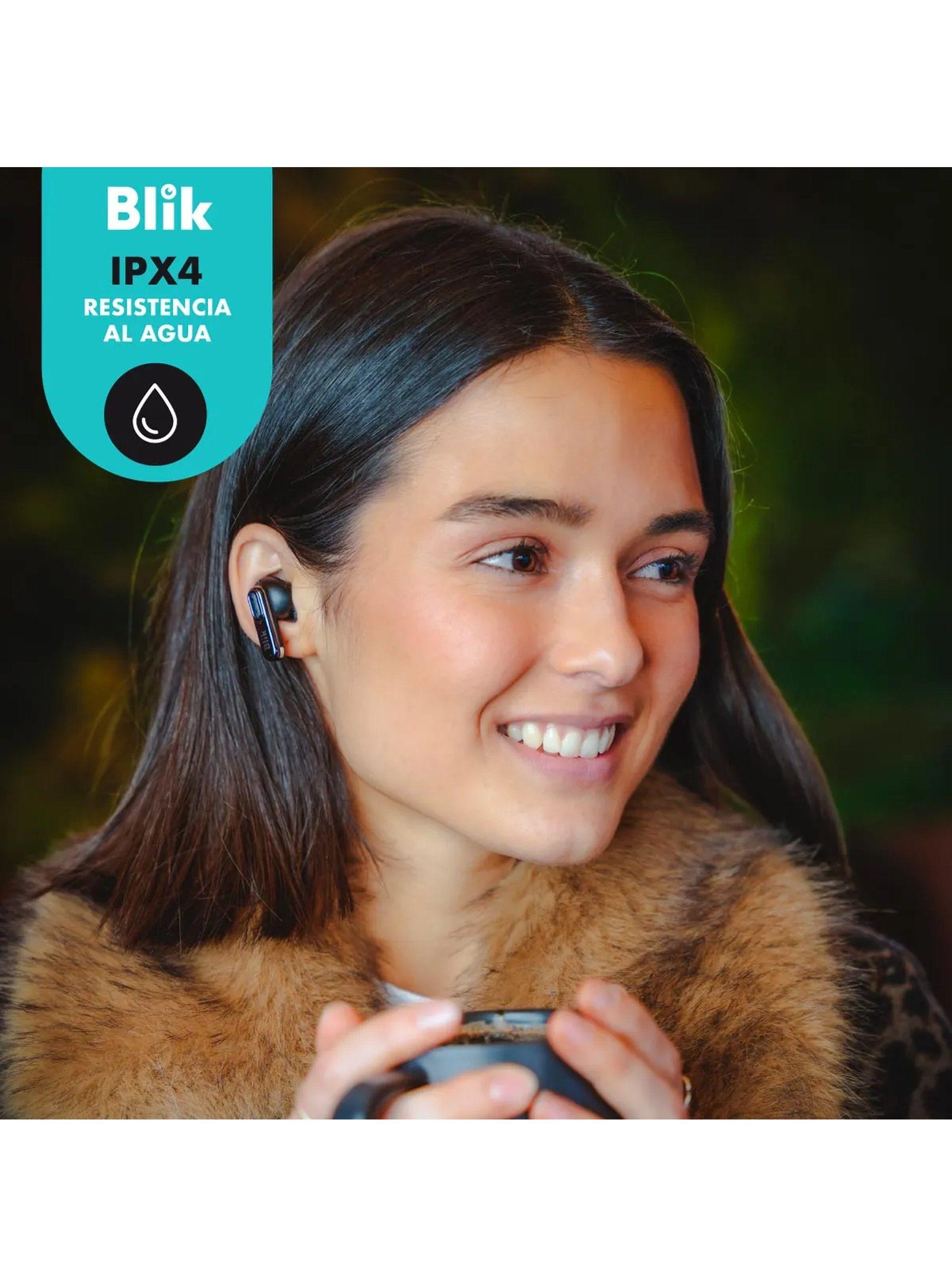 Auriculares Inalámbricos Bluetooth Cancelación de Ruido Negros-6