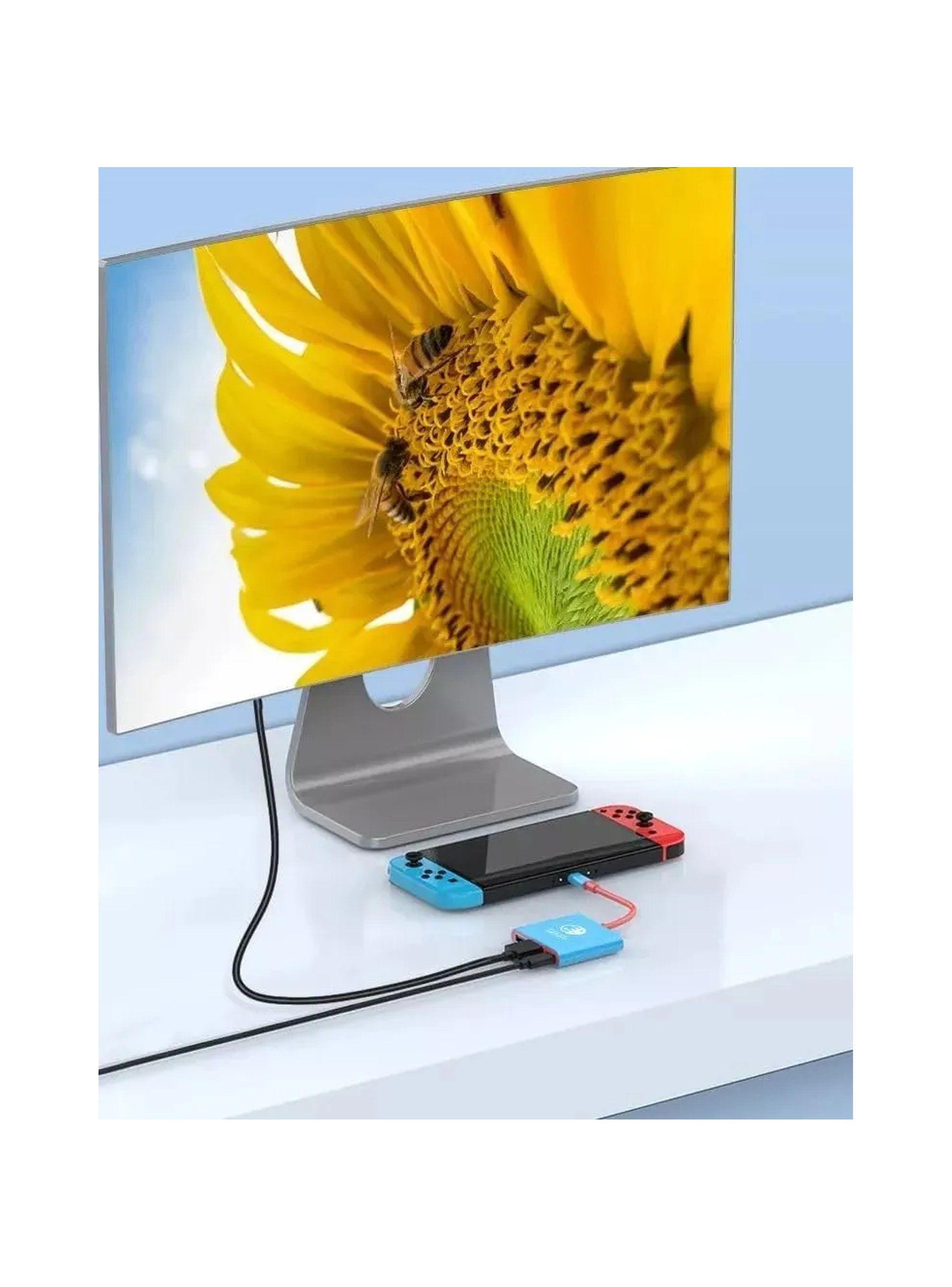 Adaptador USB Tipo-C HDMI 4K Ultra HD Ligero Azul-2