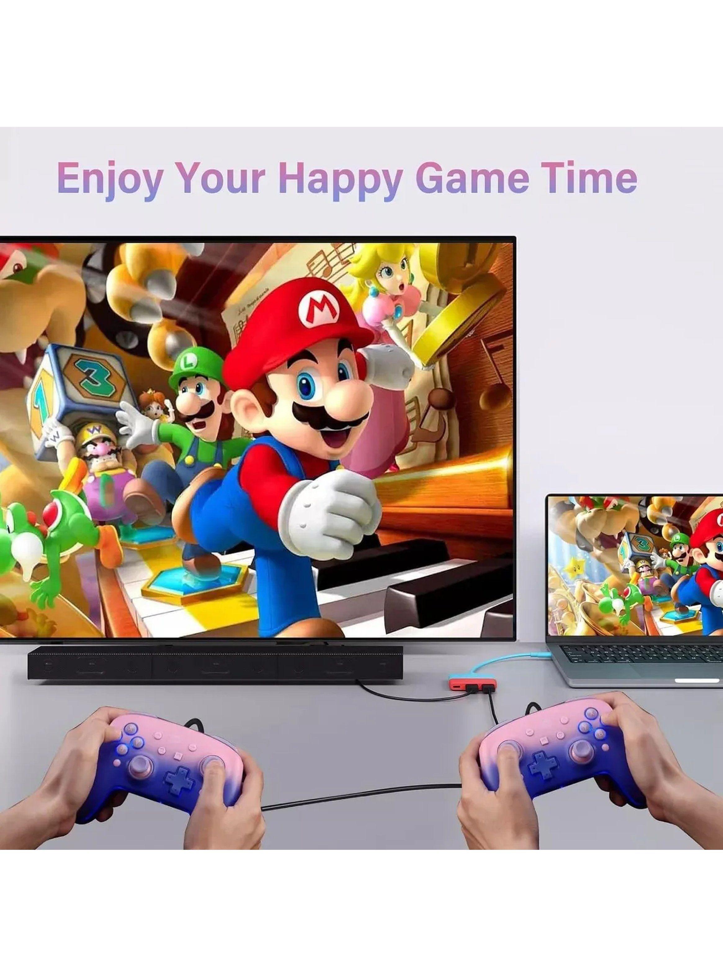 Adaptador USB Tipo-C HDMI 4K Ultra HD Ligero Azul-4