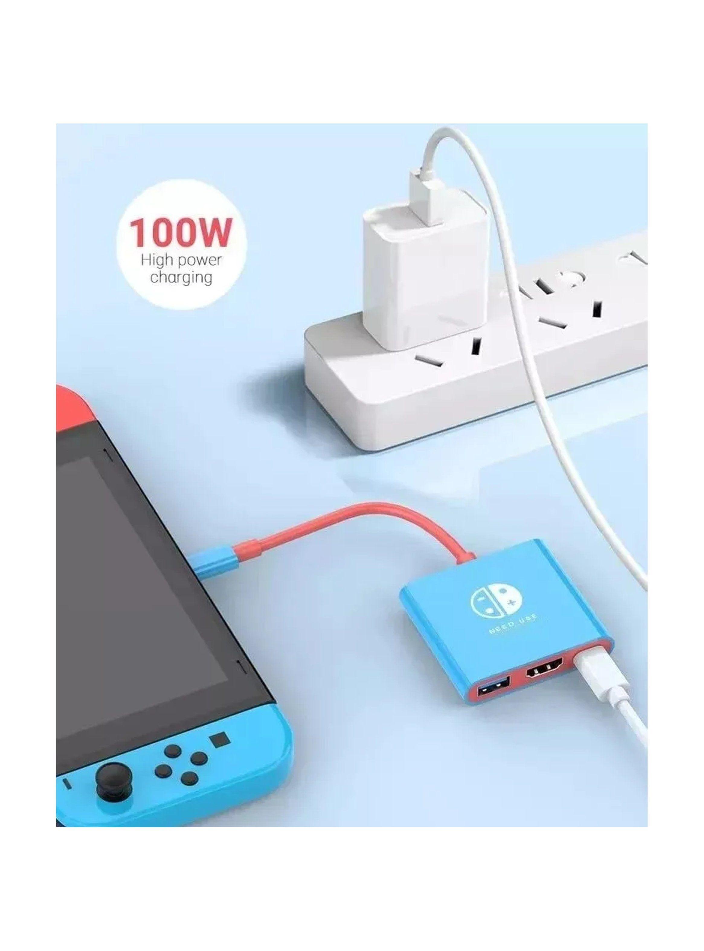 Adaptador USB Tipo-C HDMI 4K Ultra HD Ligero Azul-7