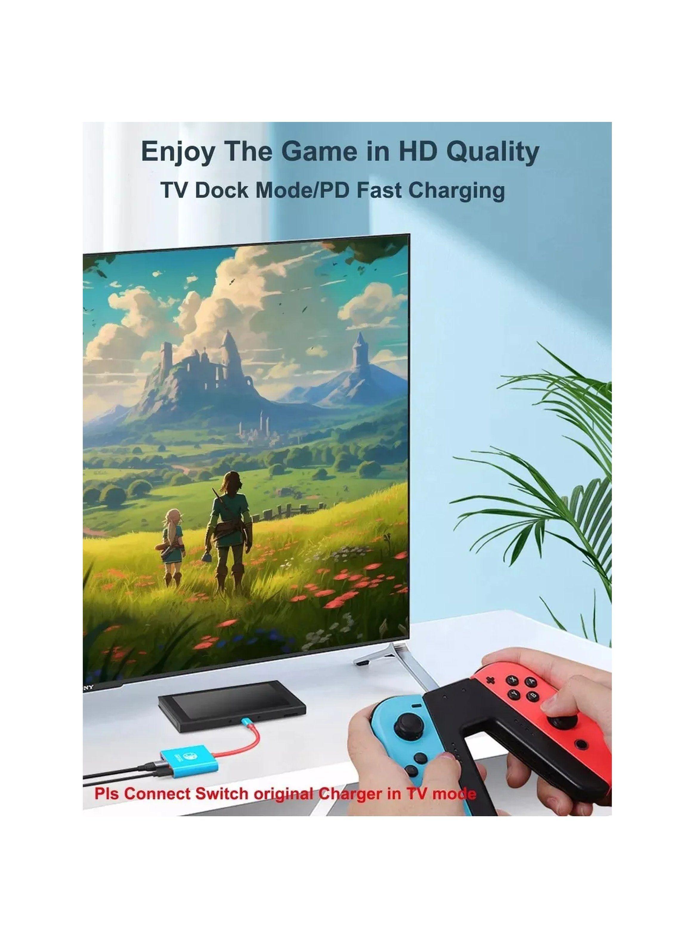 Adaptador USB Tipo-C HDMI 4K Ultra HD Ligero Azul-8