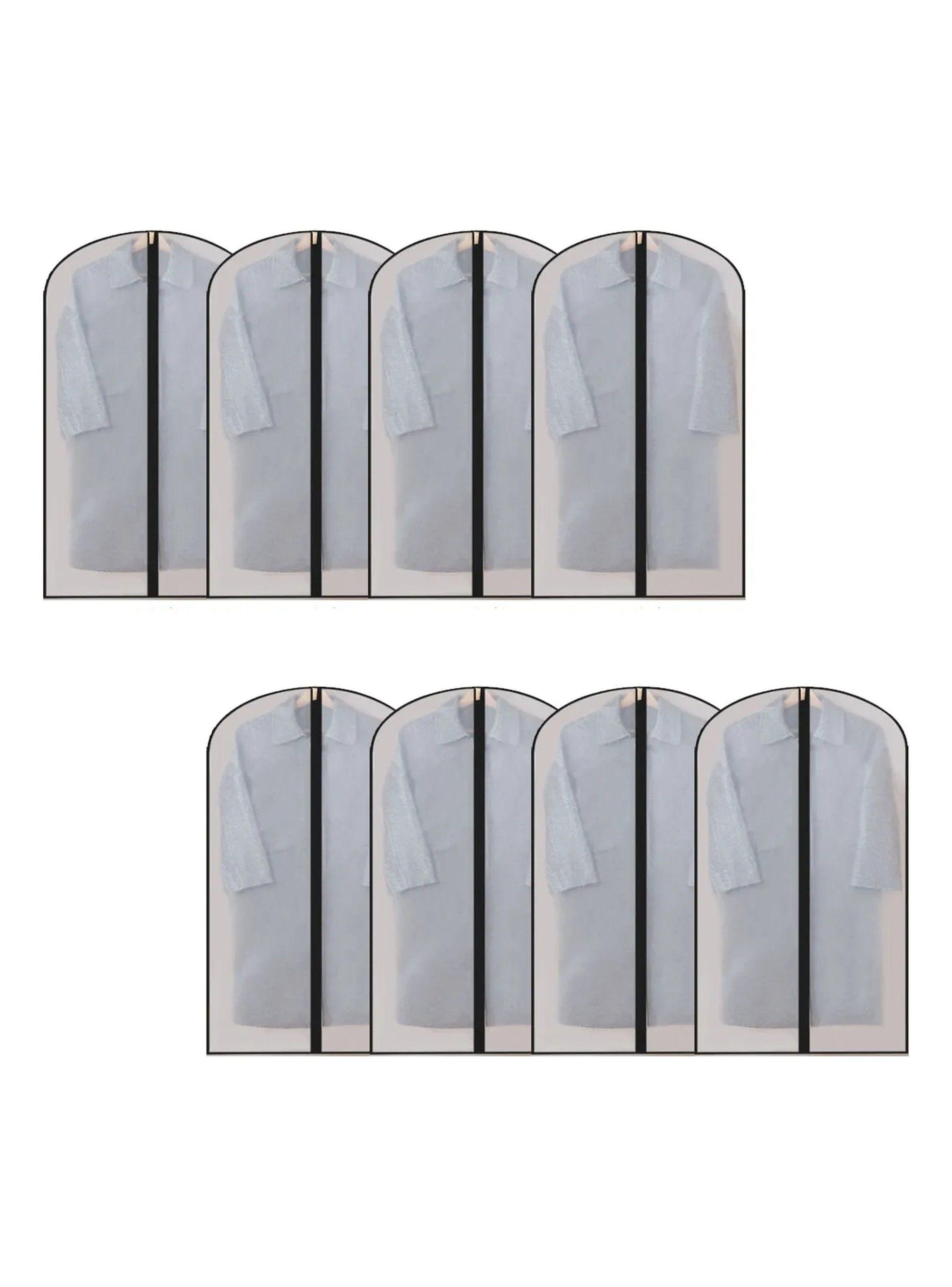 Fundas para Ropa Transpirables con Cremallera Transparente 10 Piezas-0