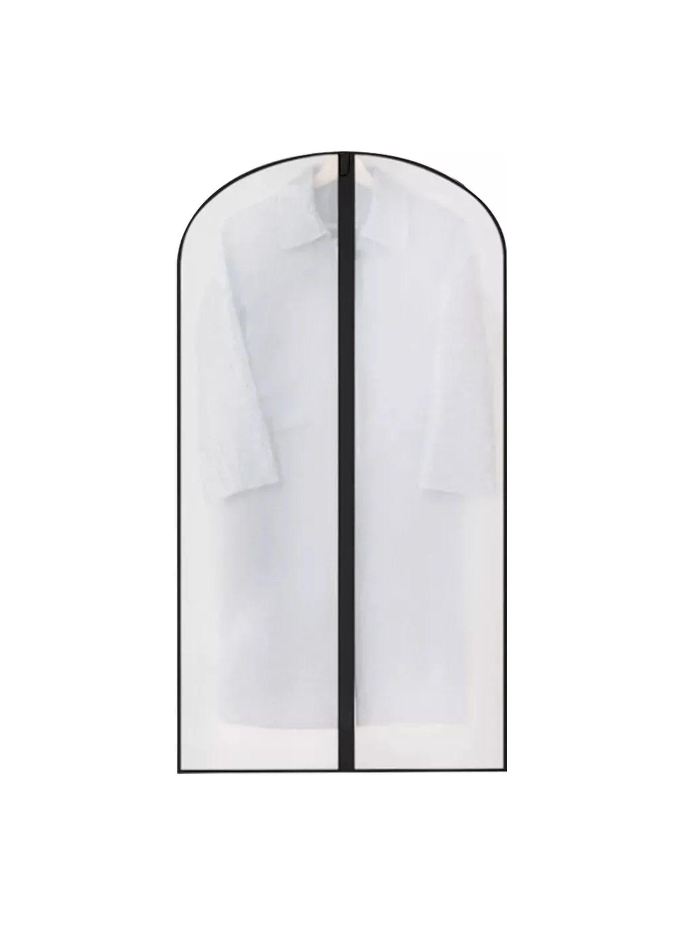 Fundas para Ropa Transpirables con Cremallera Transparente 10 Piezas-1