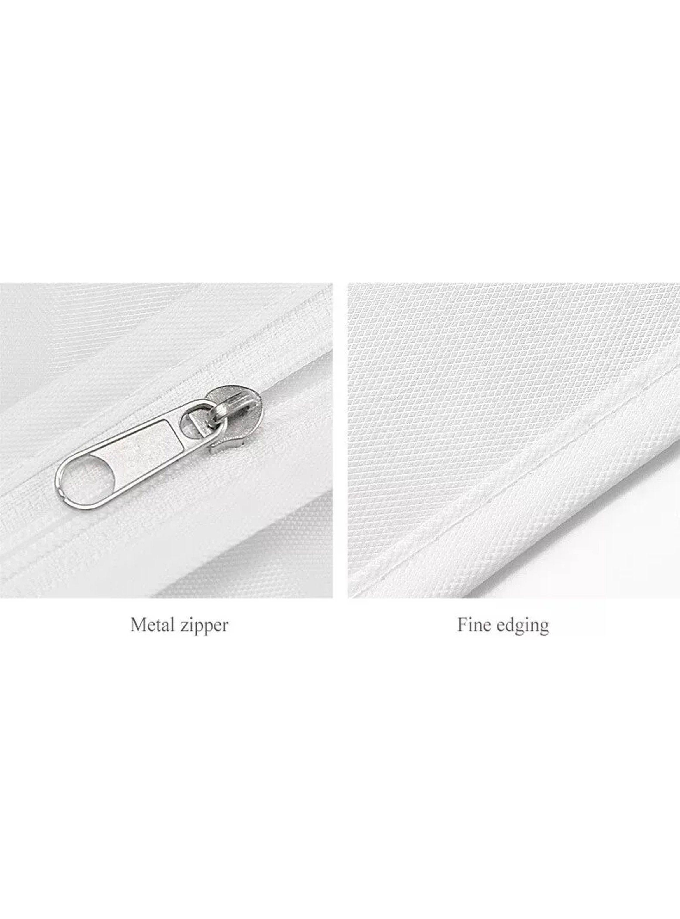 Fundas para Ropa Transpirables con Cremallera Transparente 10 Piezas-4