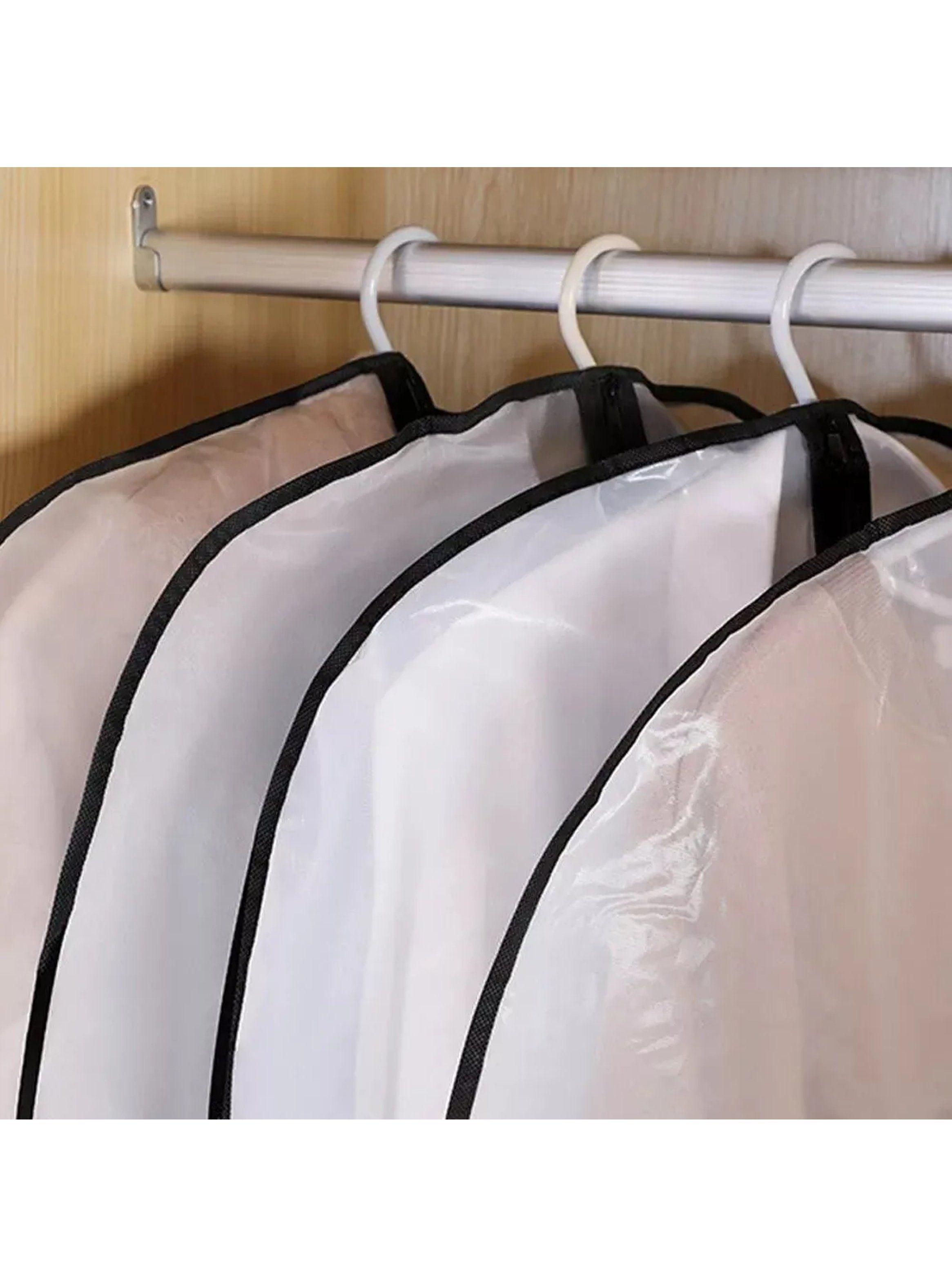 Fundas para Ropa Transpirables con Cremallera Transparente 10 Piezas-7