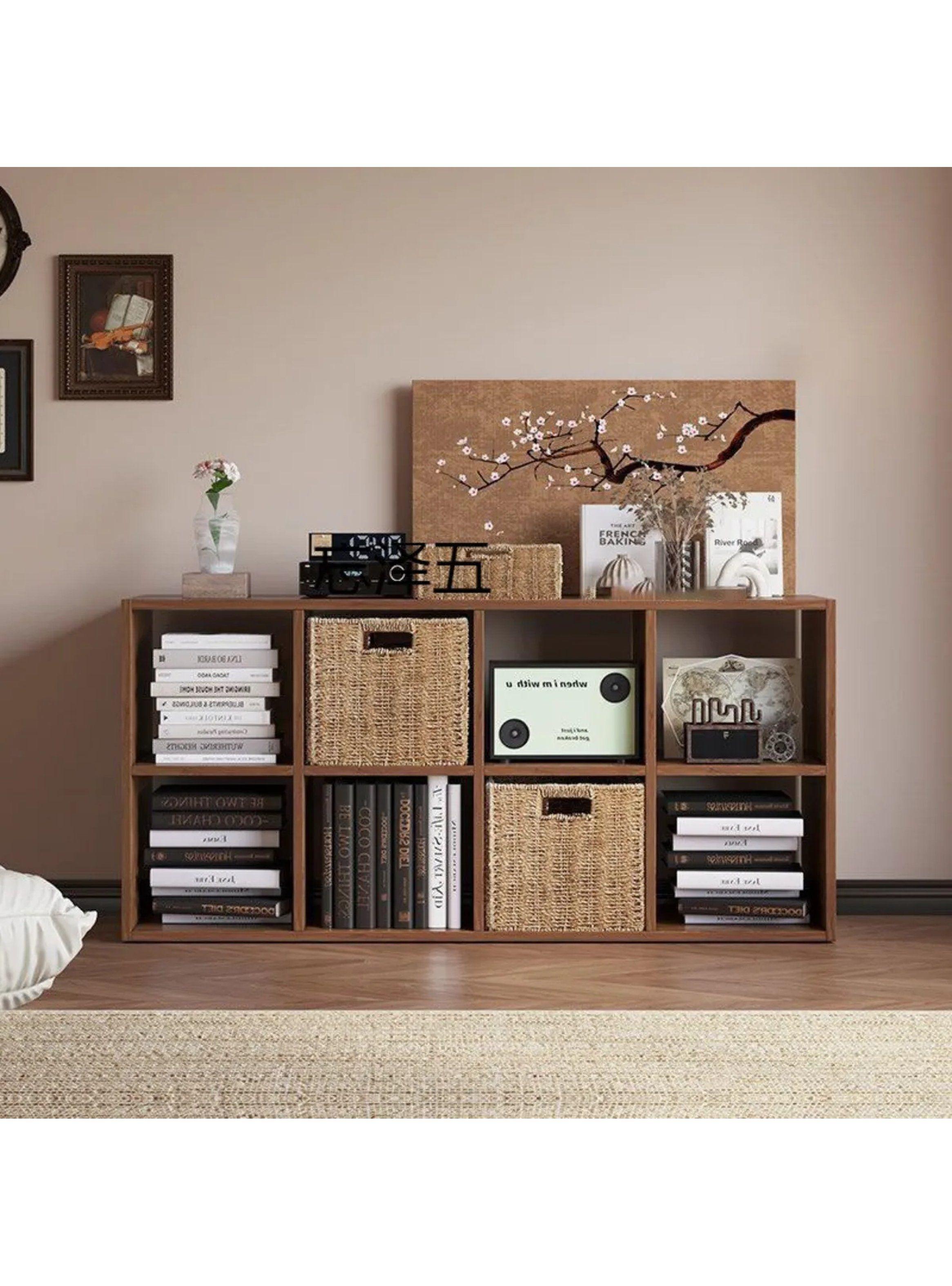 Caja Organizadora de Mimbre 27x27x27 Cm Marrón-4