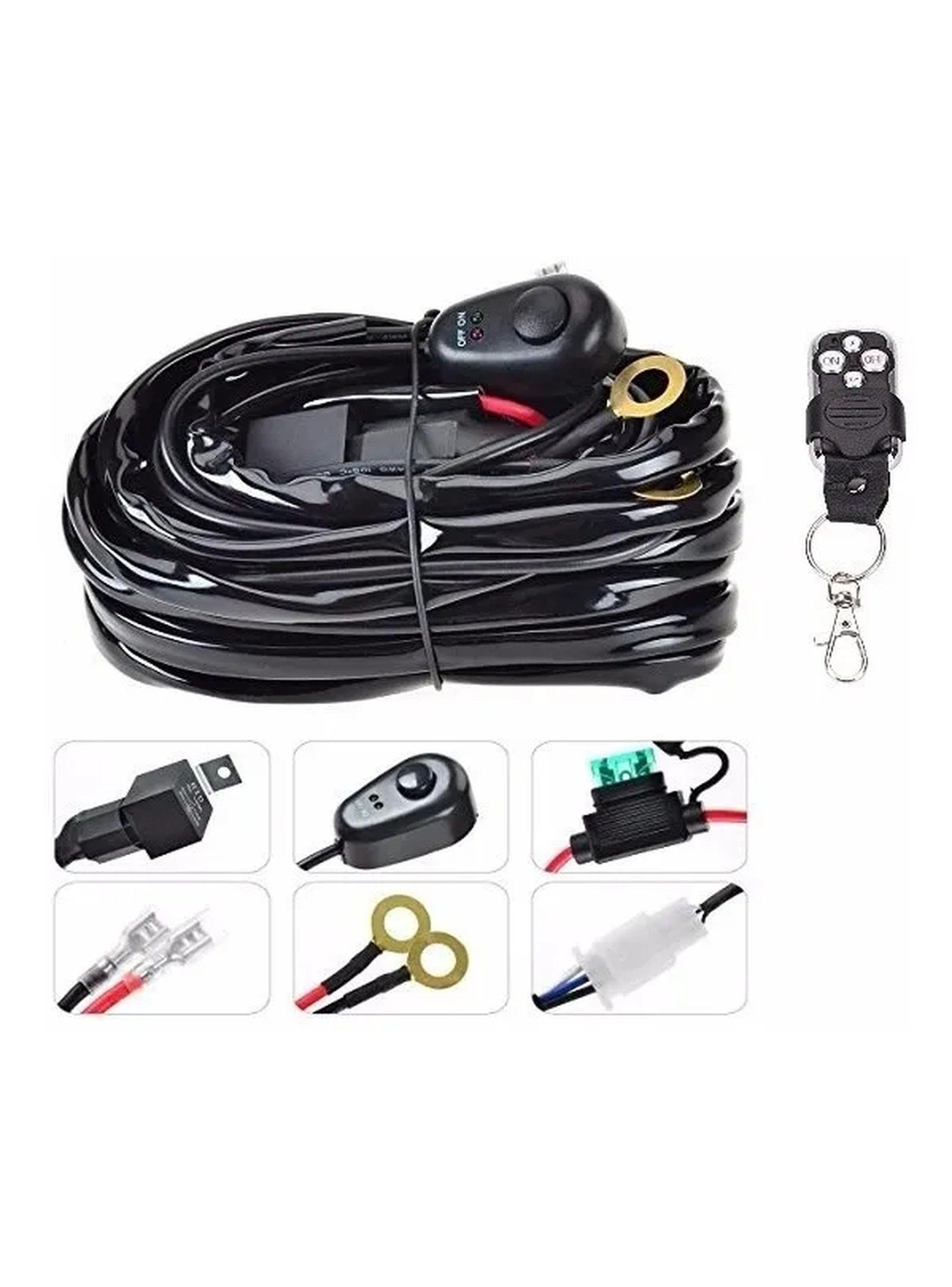 Kit de Luces LED para Auto 12V con Control Remoto-0