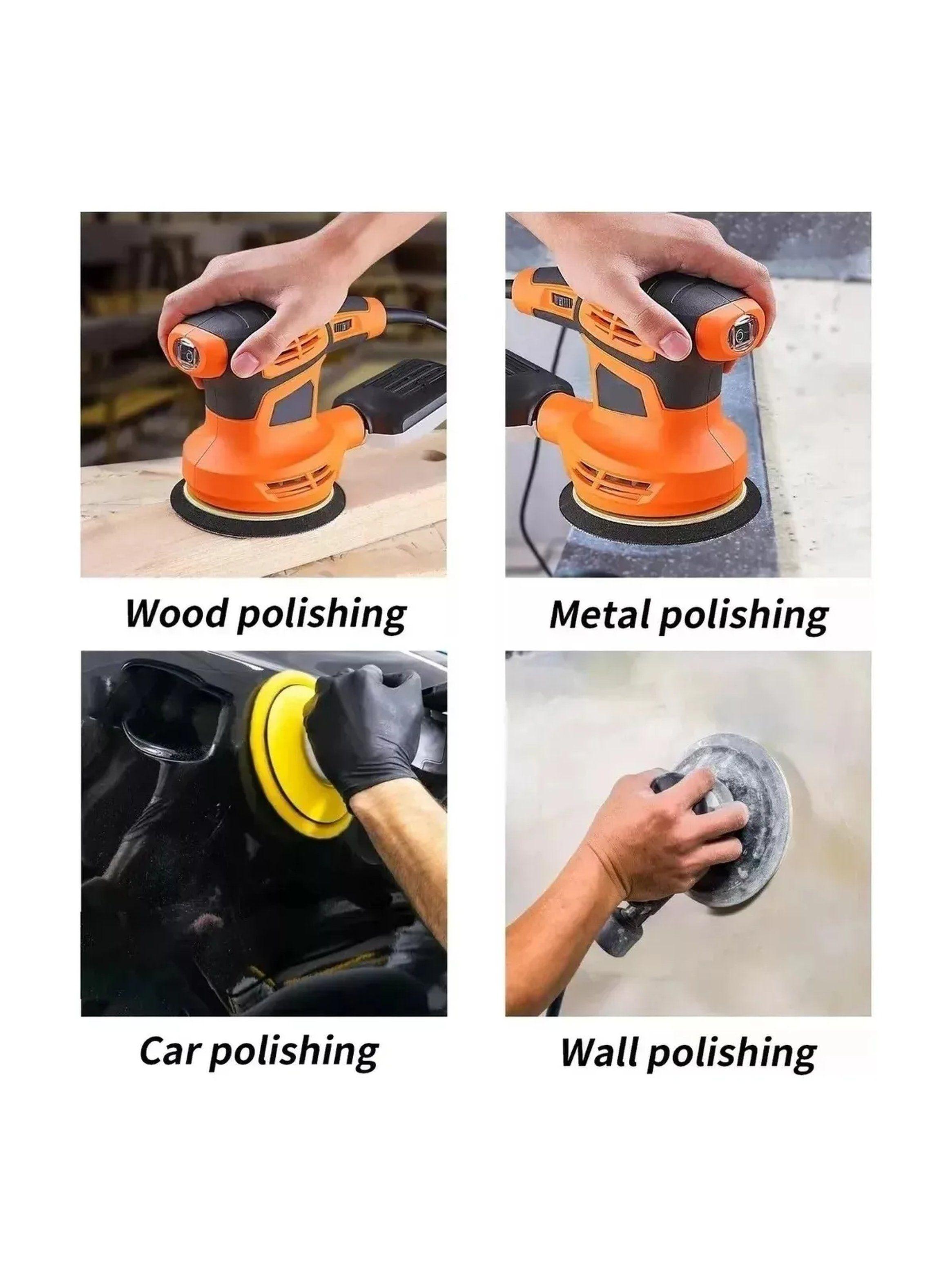 Discos de Lijado Abrasivos 6 Agujeros Granos Mixtos-3