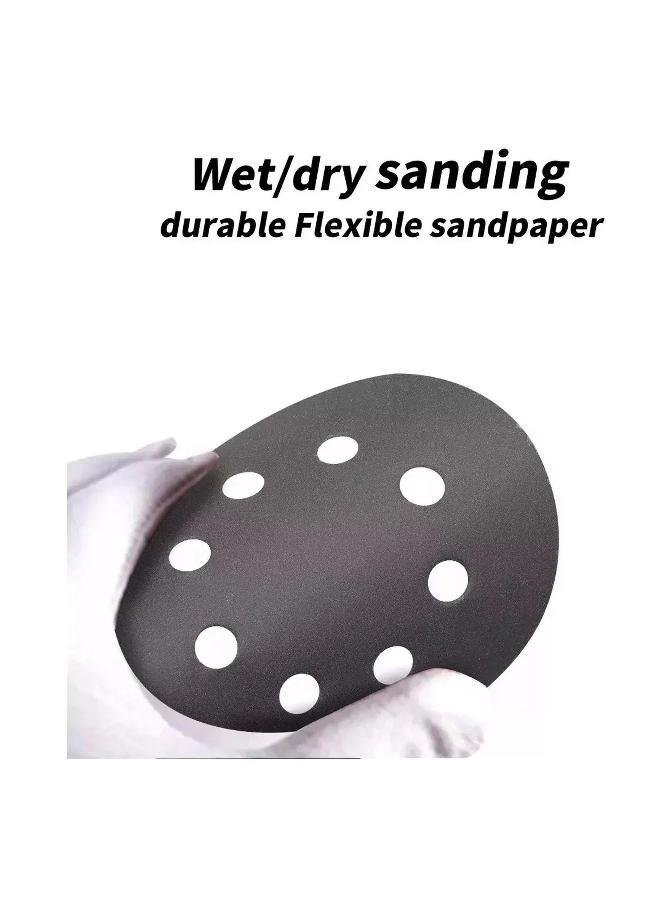 Discos de Lijado Abrasivos 6 Agujeros Granos Mixtos-4