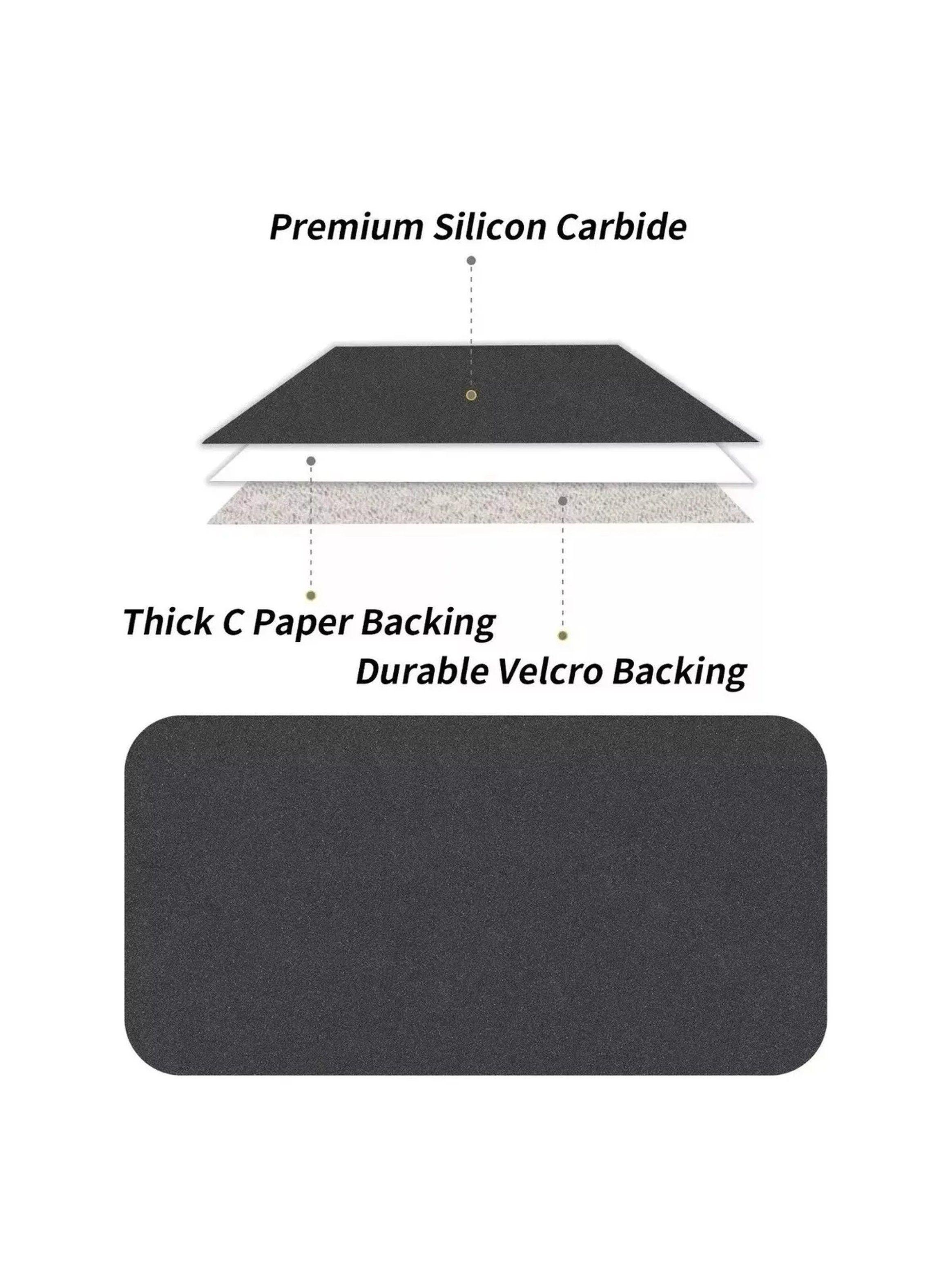 Discos de Lijado Abrasivos 6 Agujeros Granos Mixtos-5