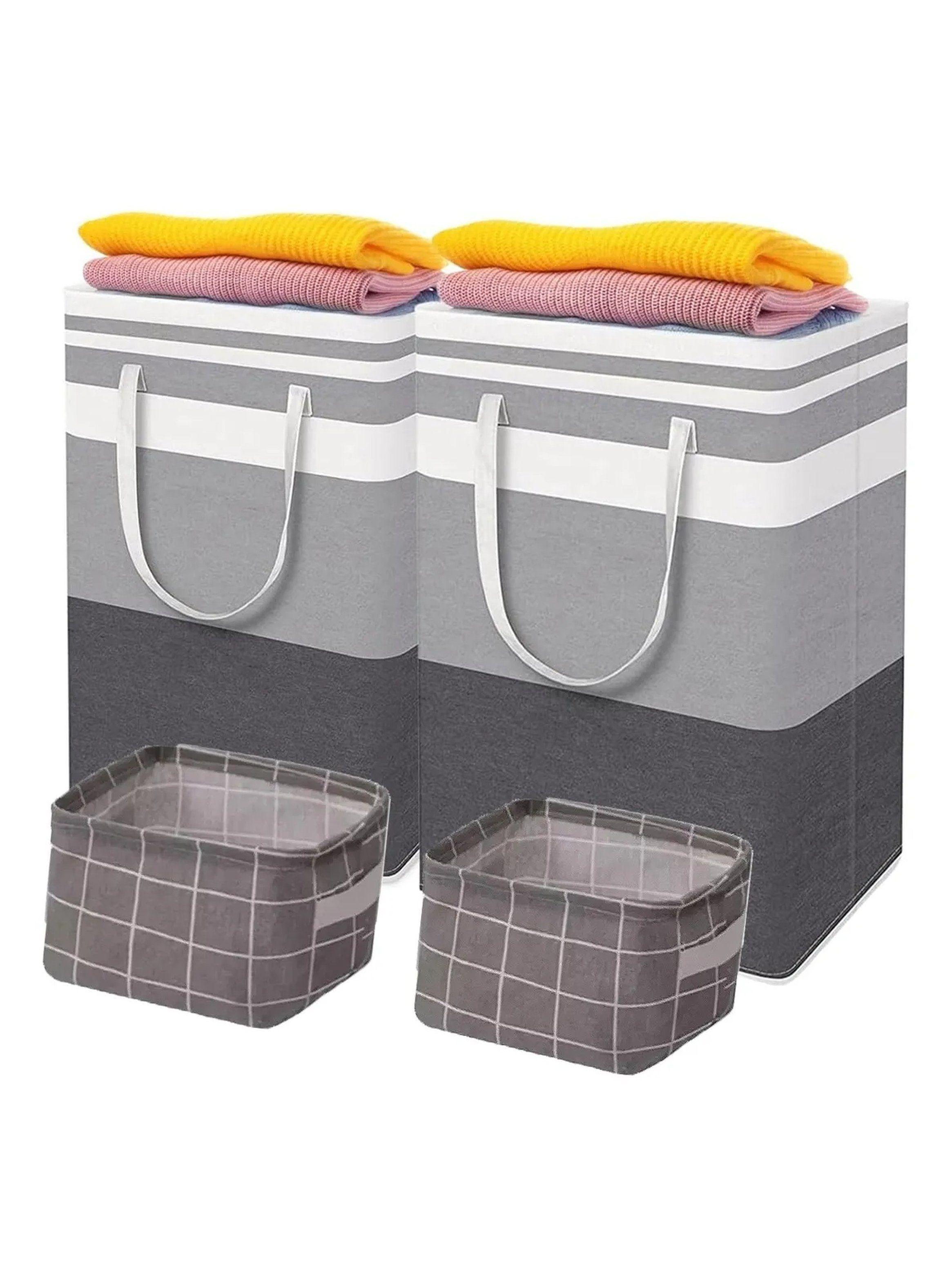 Cesto de Ropa Plegable 63cm Antidesgarro Impermeable Diseño Ahorra Espacio-0