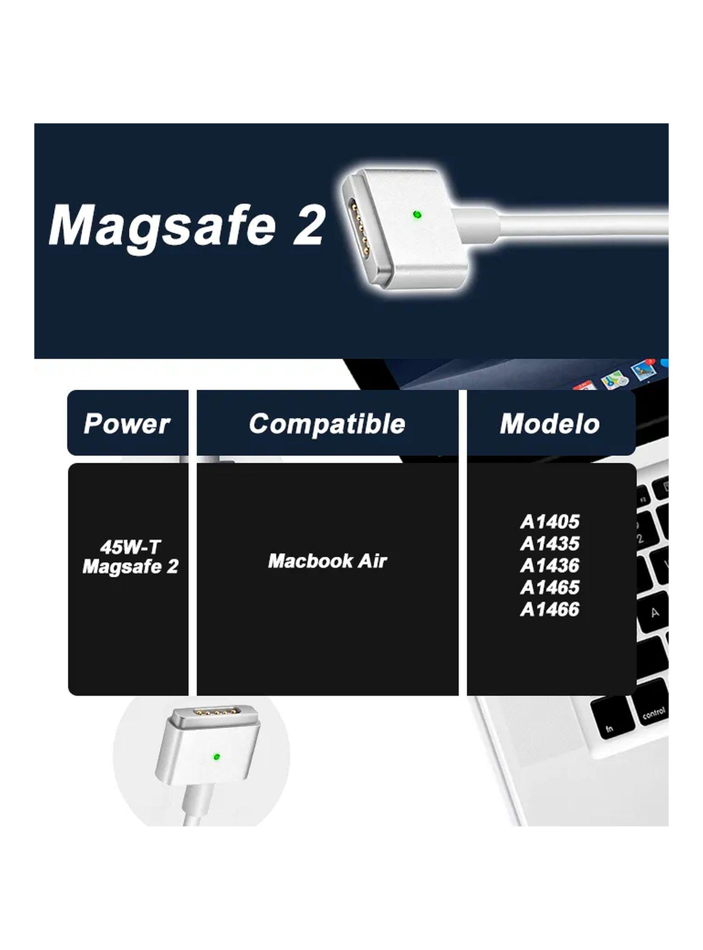 Cargador Magsafe 2 45W Compatible MacBook Air A1405-1