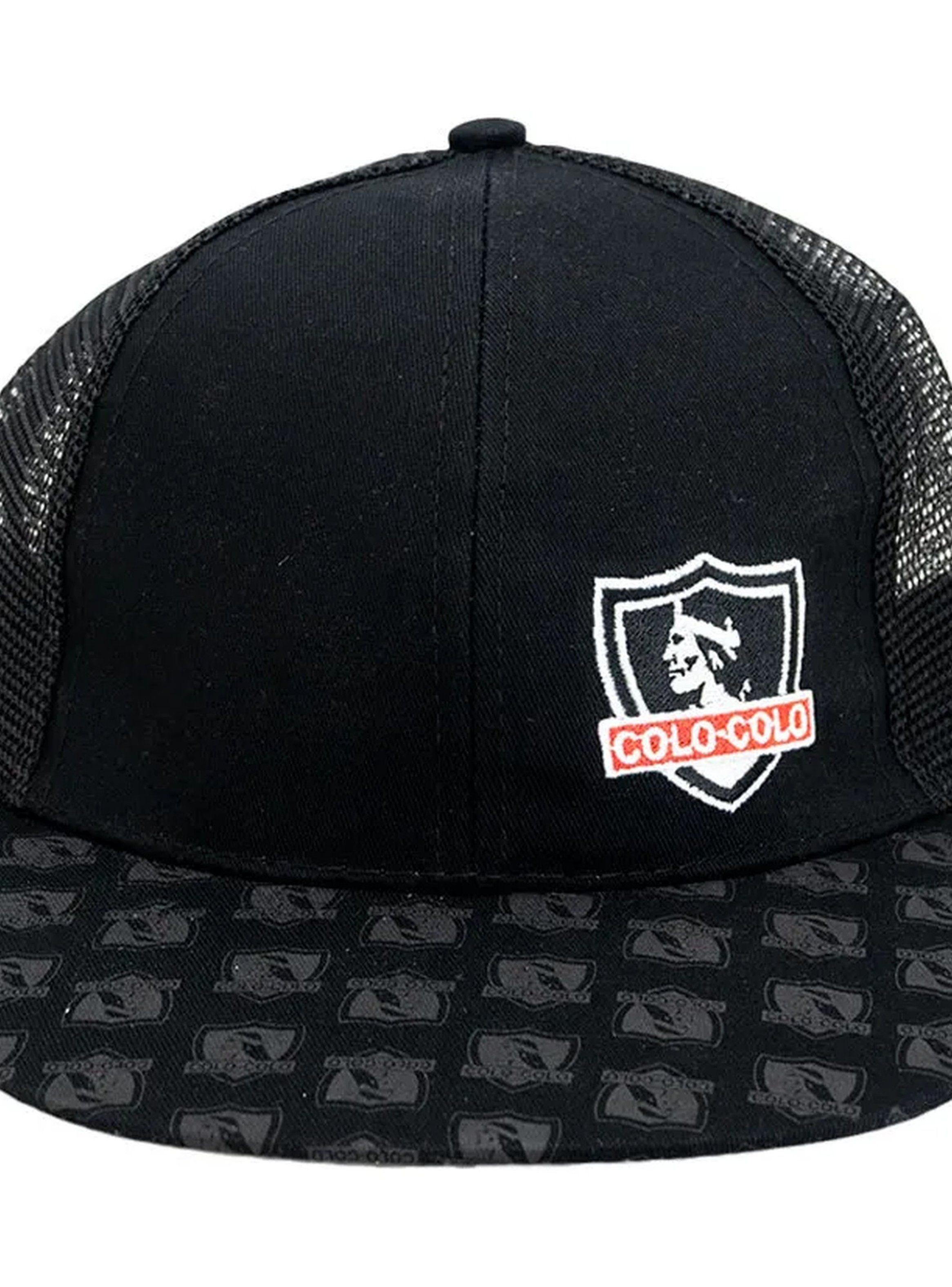 Gorra Trucker Ajustable Negra Unisex Logo Colo-Colo-2