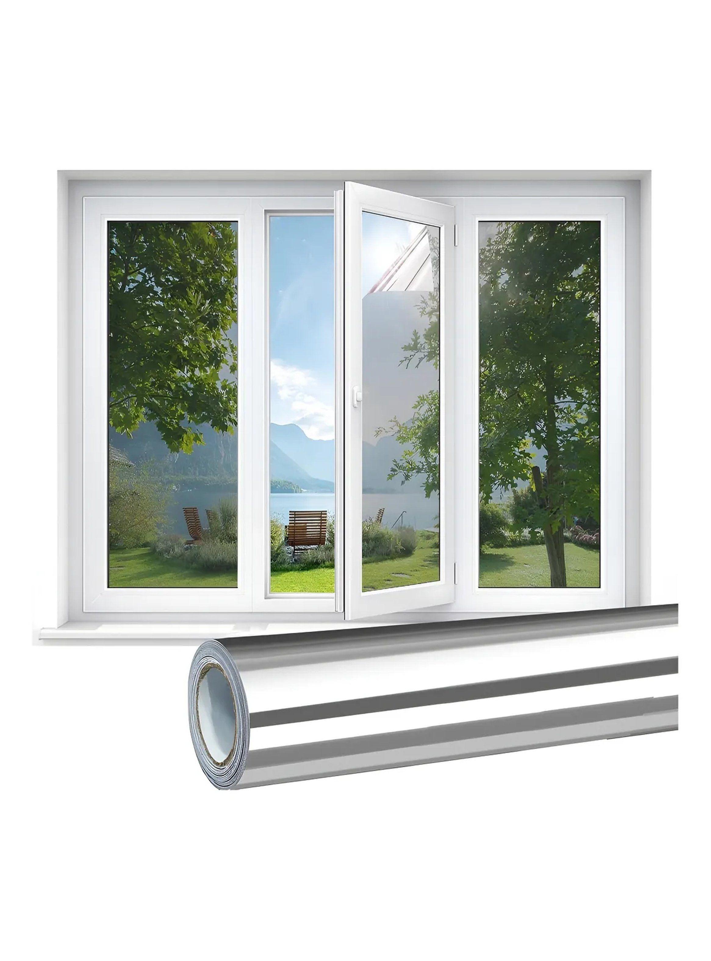 Película para Ventanas Antirreflejo Unidireccional Protección UV 100x60cm-0