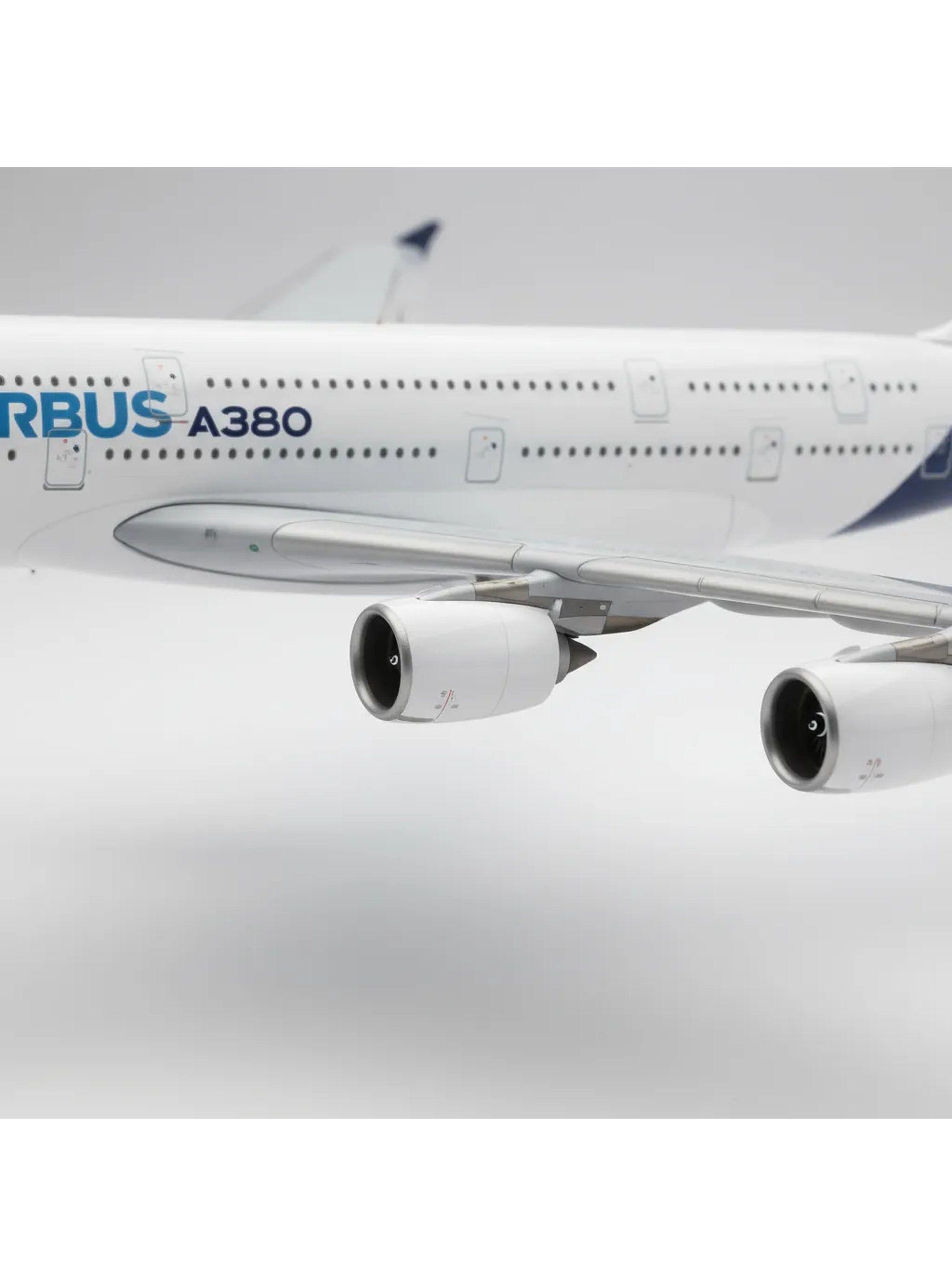Modelo de Avión Airbus A380 Blanco Plástico Escala Decorativa-6