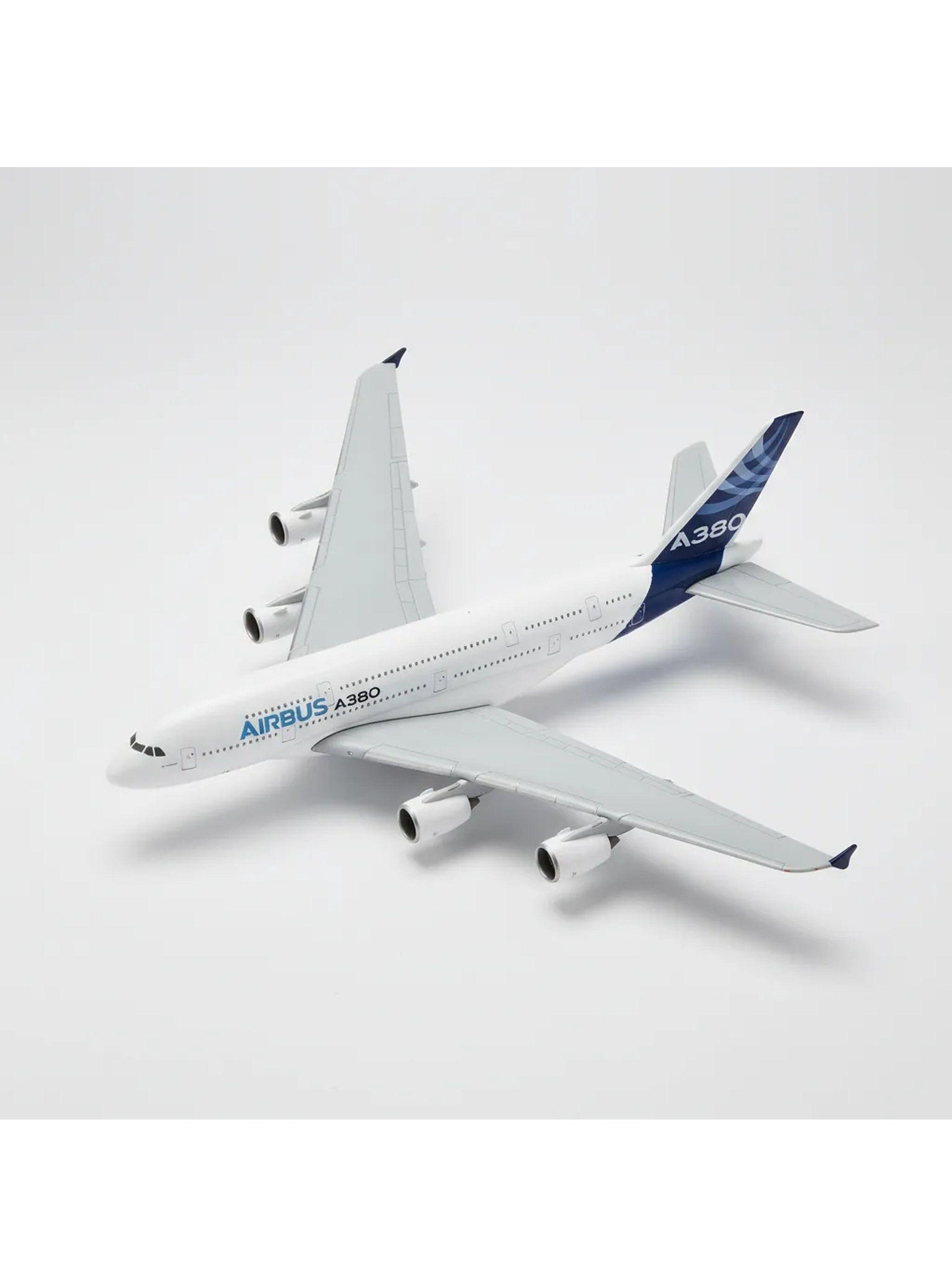 Modelo de Avión Airbus A380 Blanco Plástico Escala Decorativa-8
