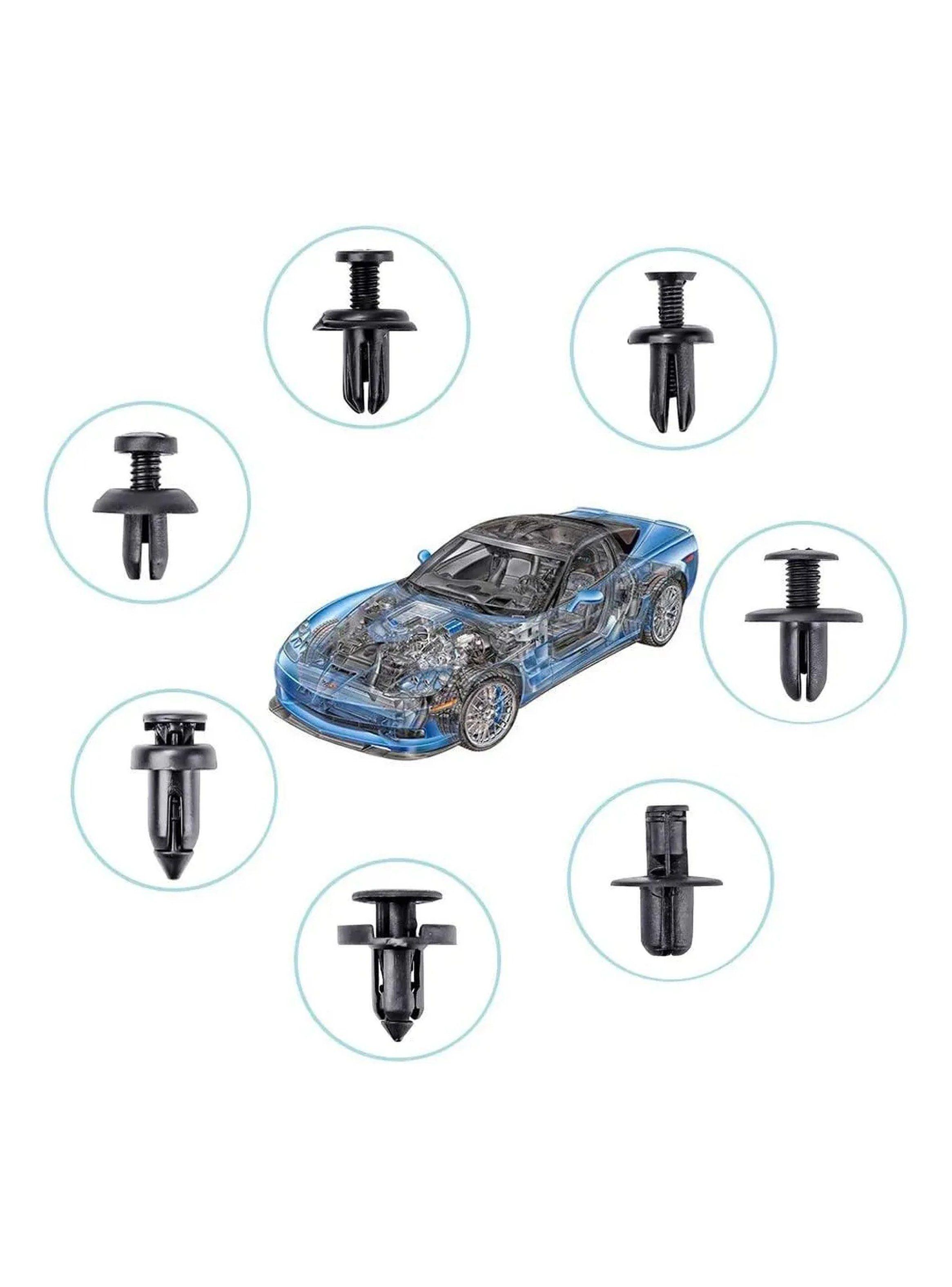 Kit de Clips de Retención y Herramientas de Extracción Automotriz 820 Piezas | Multitamaño-5