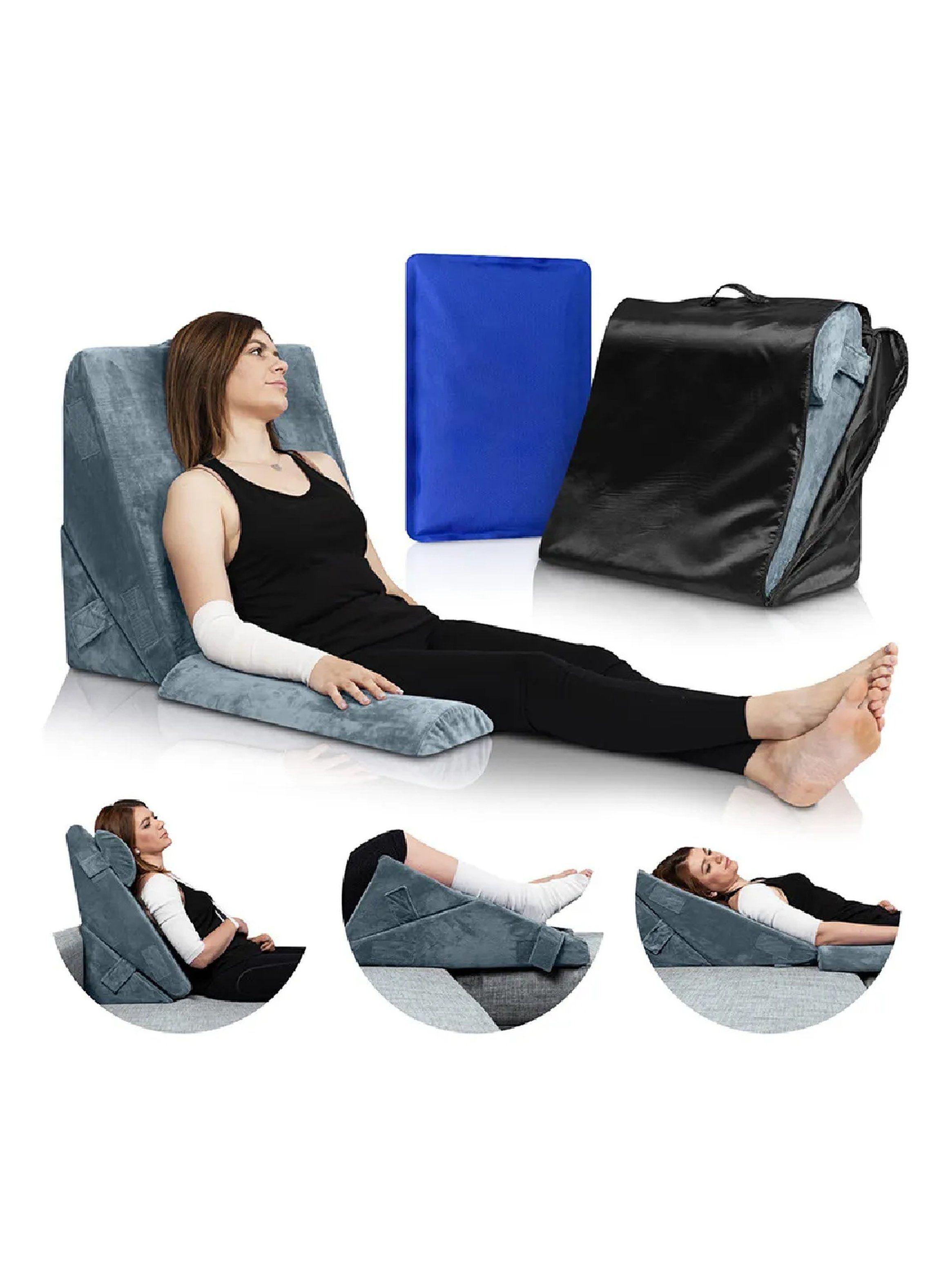 Cojín de Cuña Ajustable para Descanso Multifuncional Lavable-2