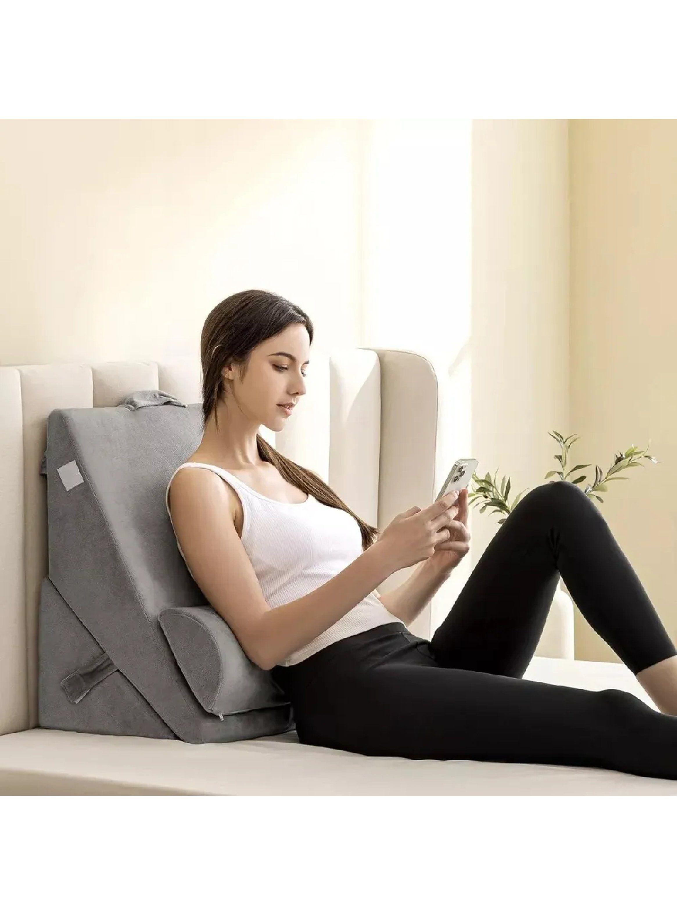 Cojín de Cuña Ajustable para Descanso Multifuncional Lavable-4