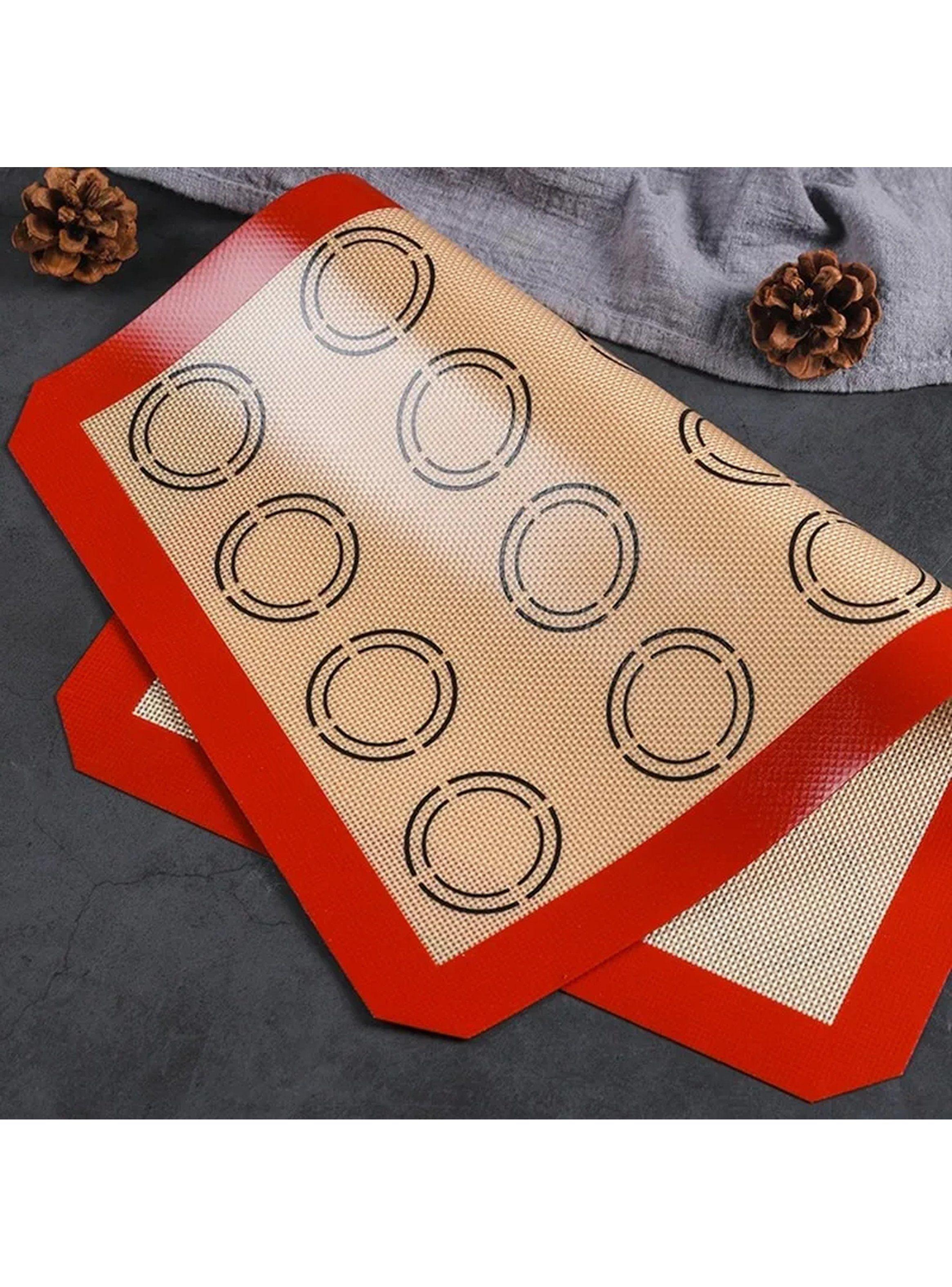 Tapetes de Silicona para Hornear Macarons Antiadherentes Rectangulares-1