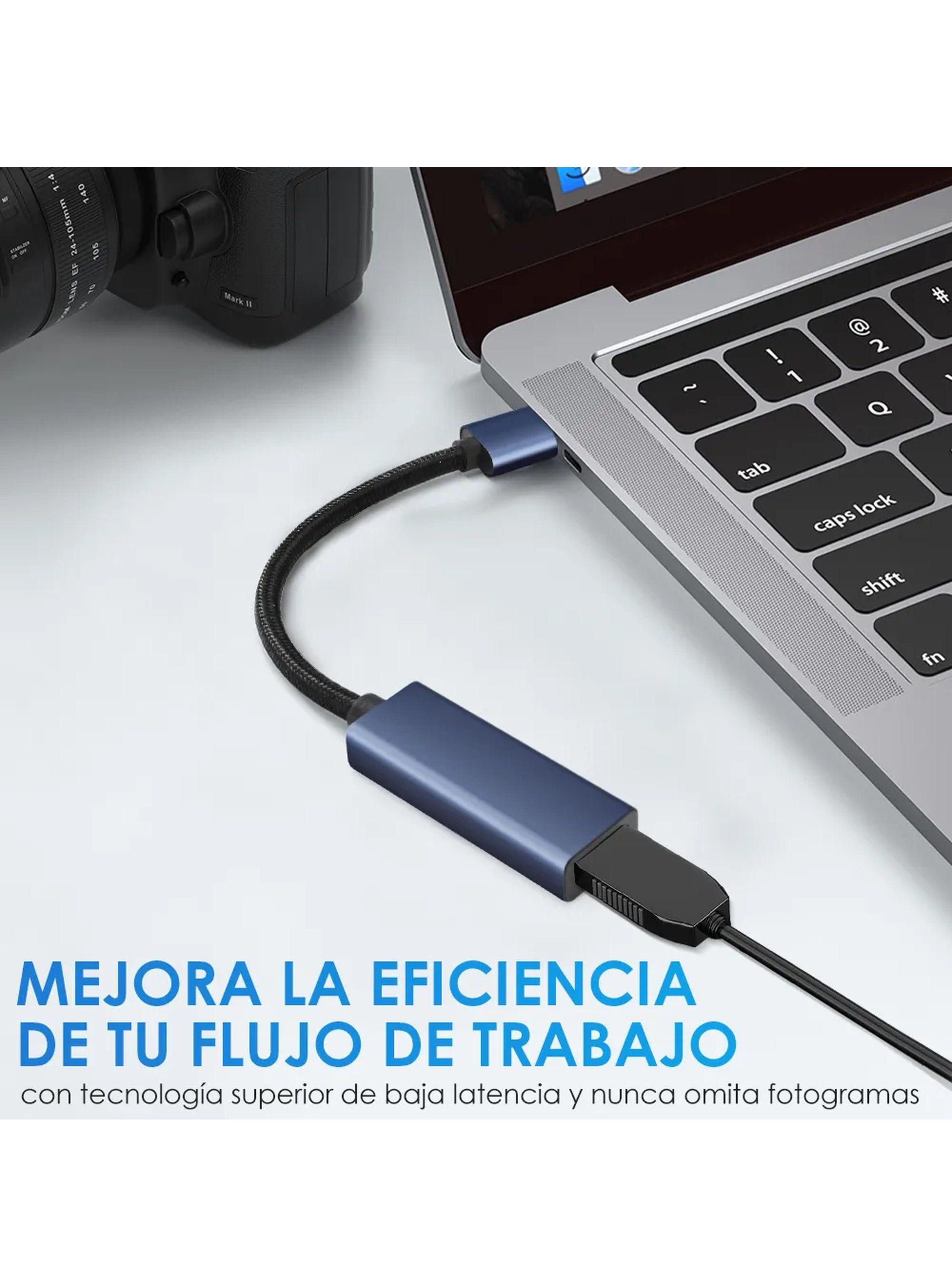 Adaptador USB a HDMI Tipo C Baja Latencia Multidispositivo-2
