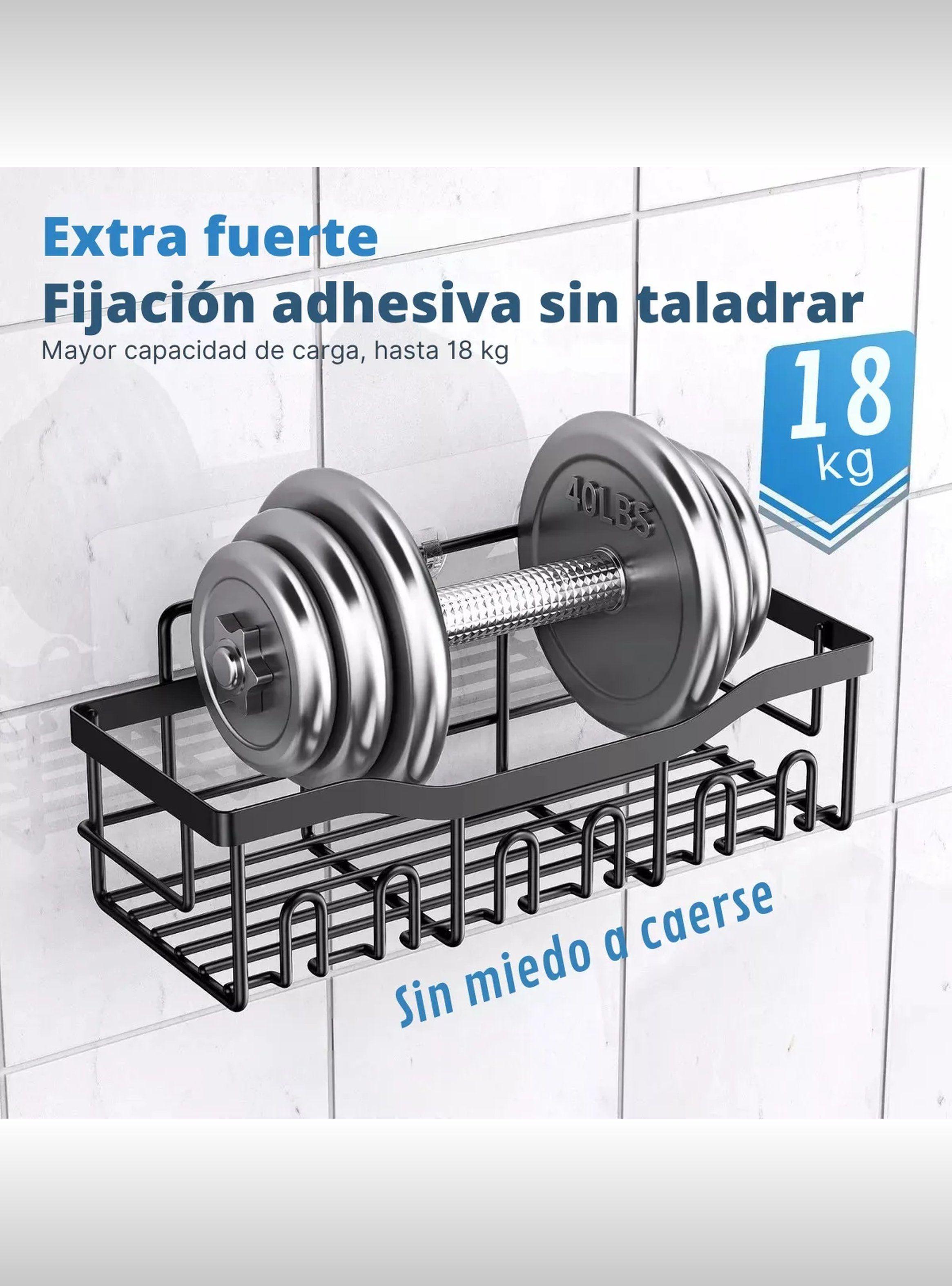 Estante de Ducha Adhesivo SUS 304 Antióxido Extra Fuerte-2