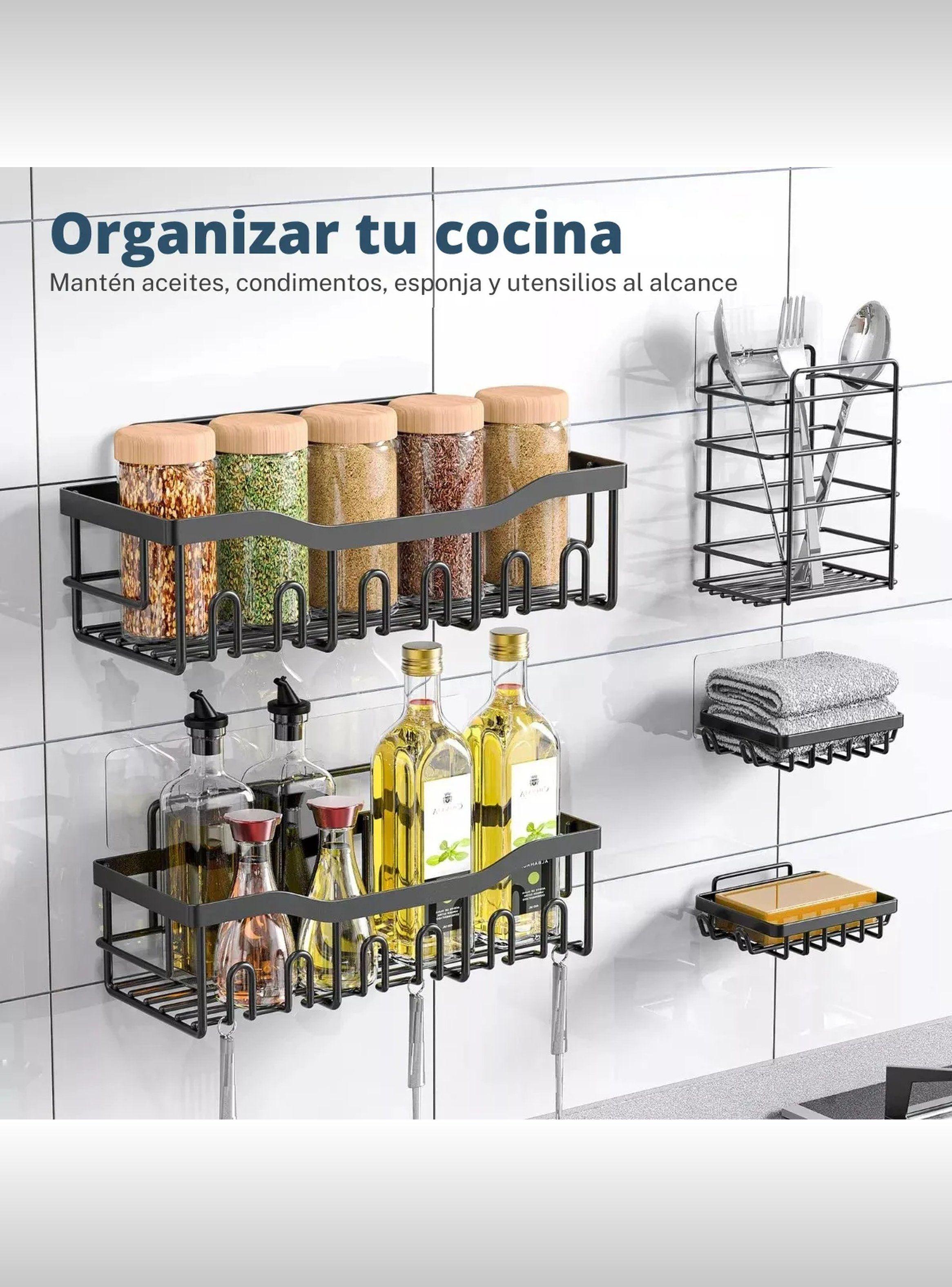 Estante de Ducha Adhesivo SUS 304 Antióxido Extra Fuerte-3