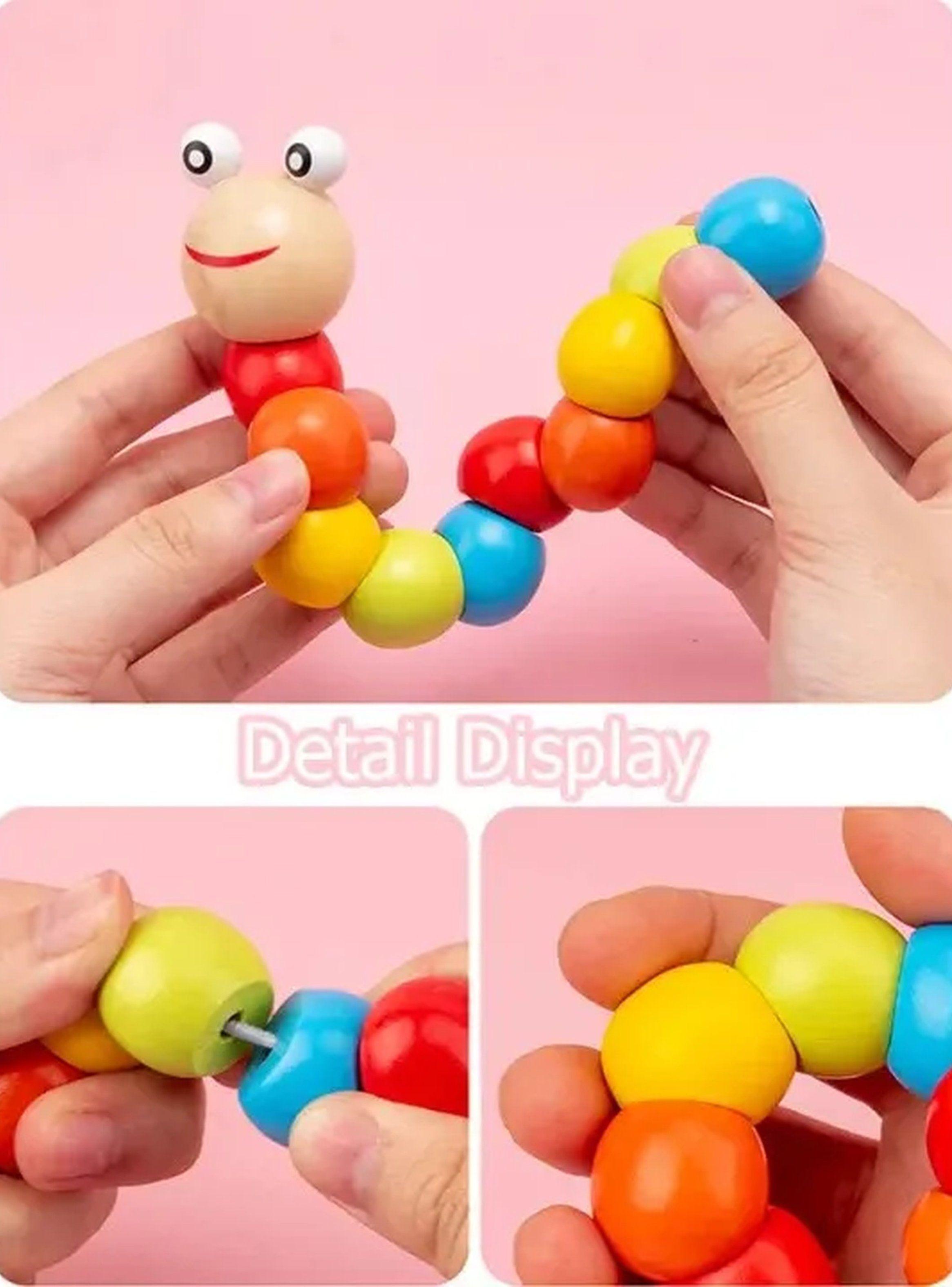 Juguetes Educativos de Madera Multicolor para Niños-7