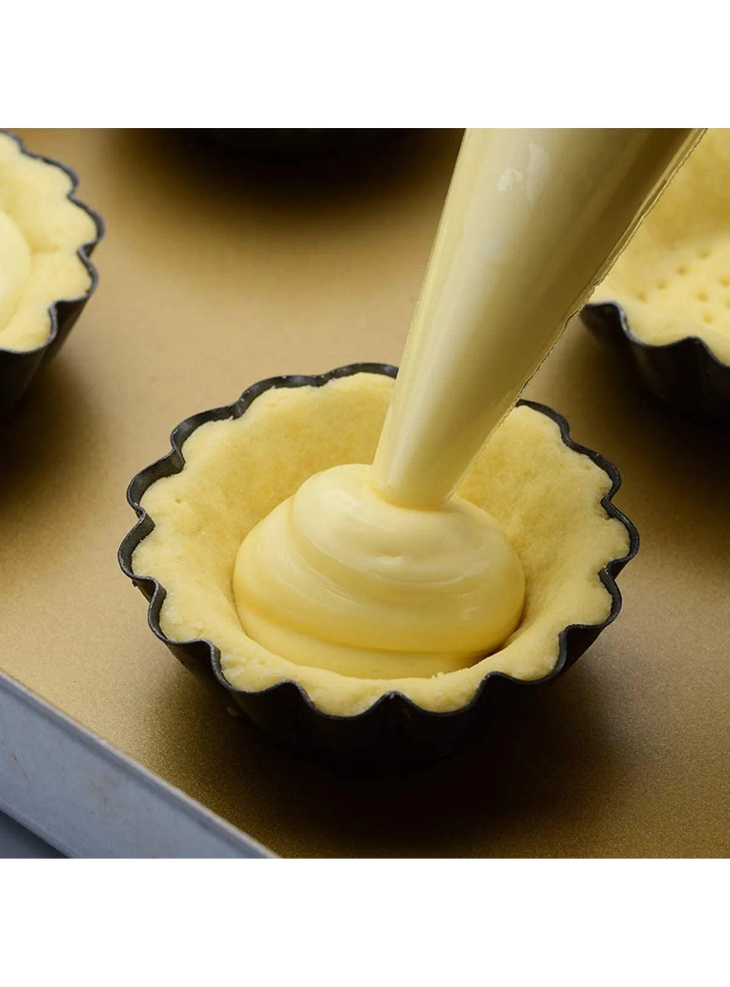 Moldes para Tartaletas Antiadherentes 8cm Negro-3