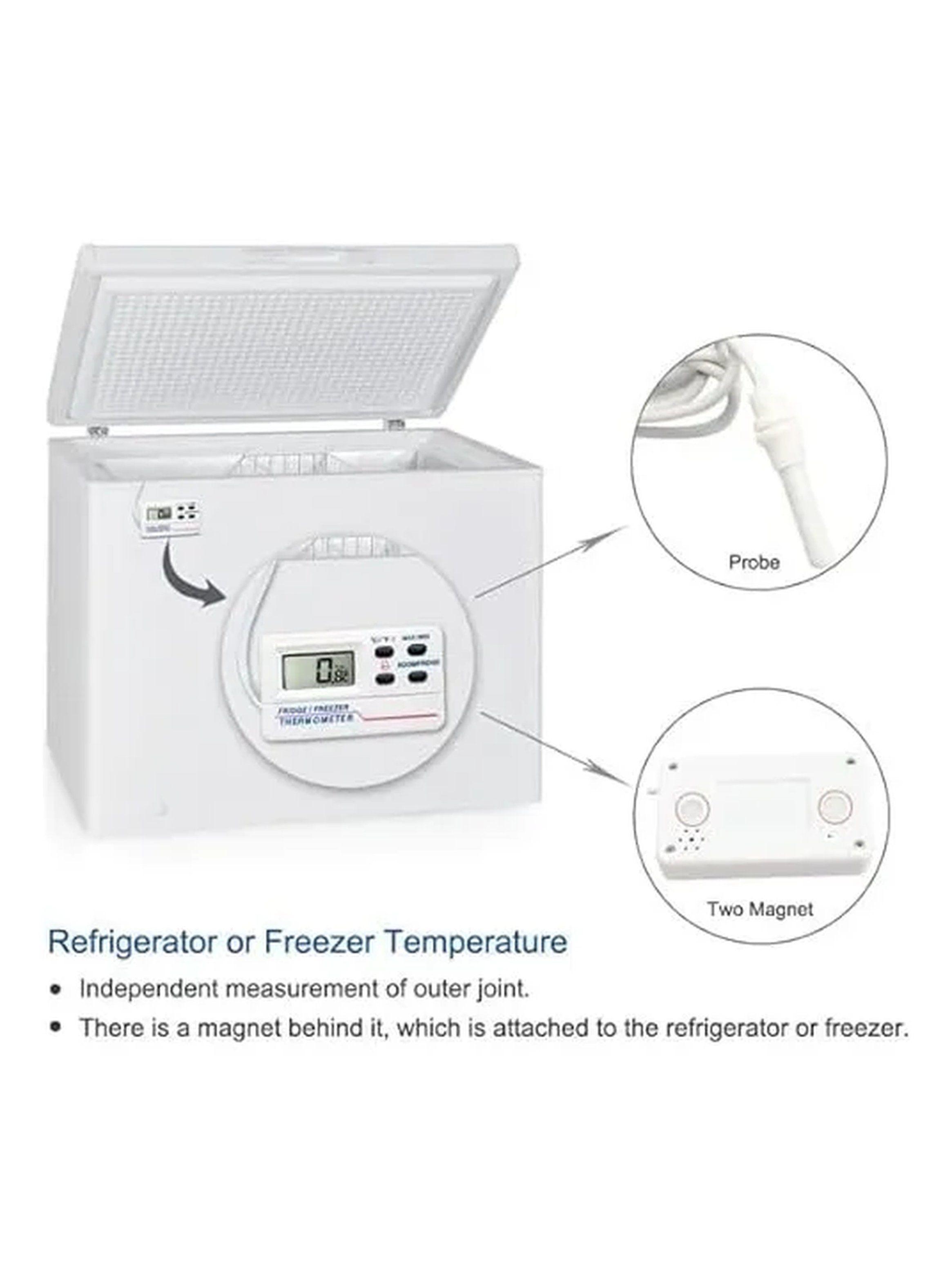 Termómetro Digital Frigorífico Congelador Sonda Magnética -2