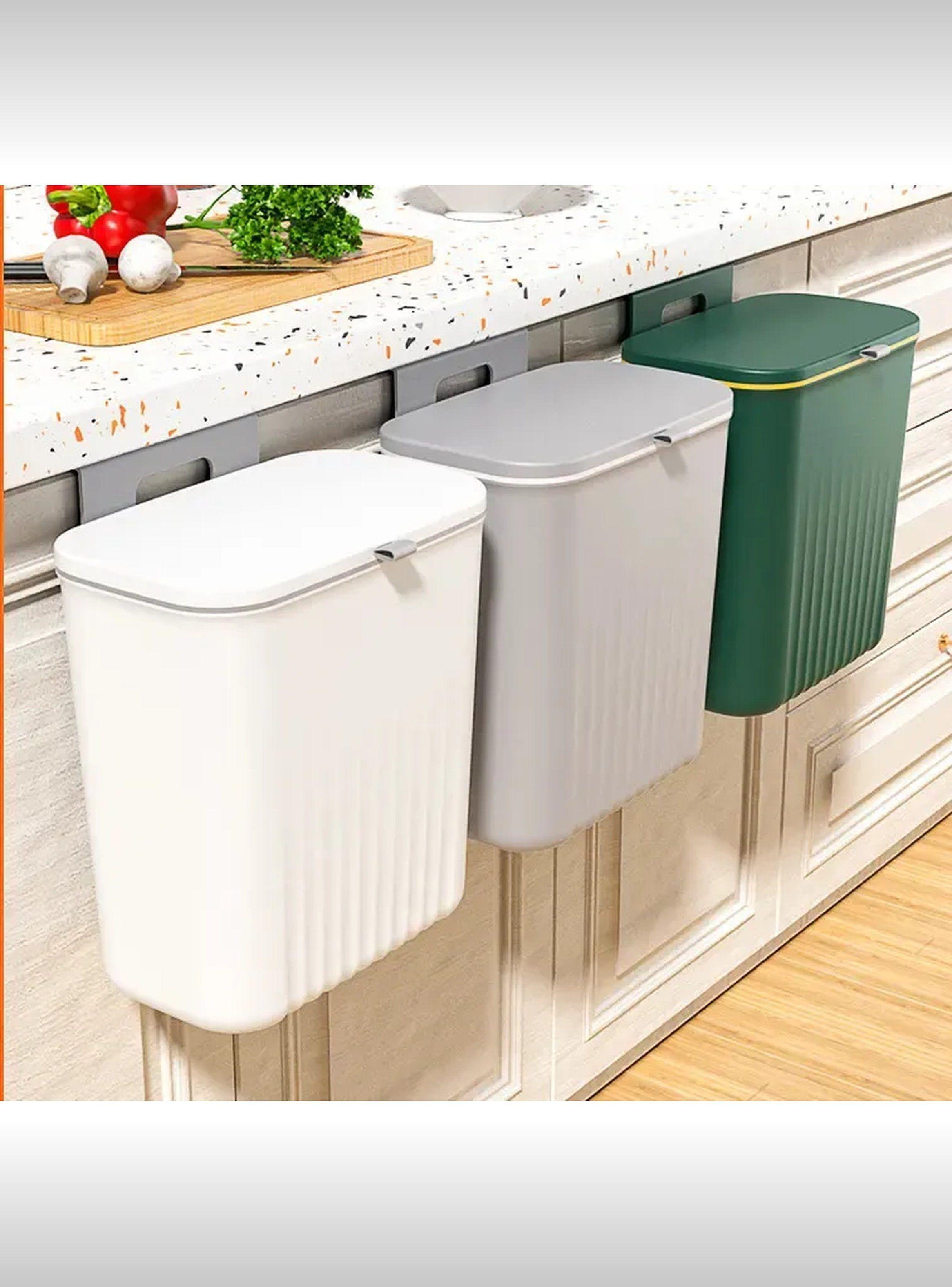 Contenedor de Basura de Cocina Colgante Plástico 5L-1