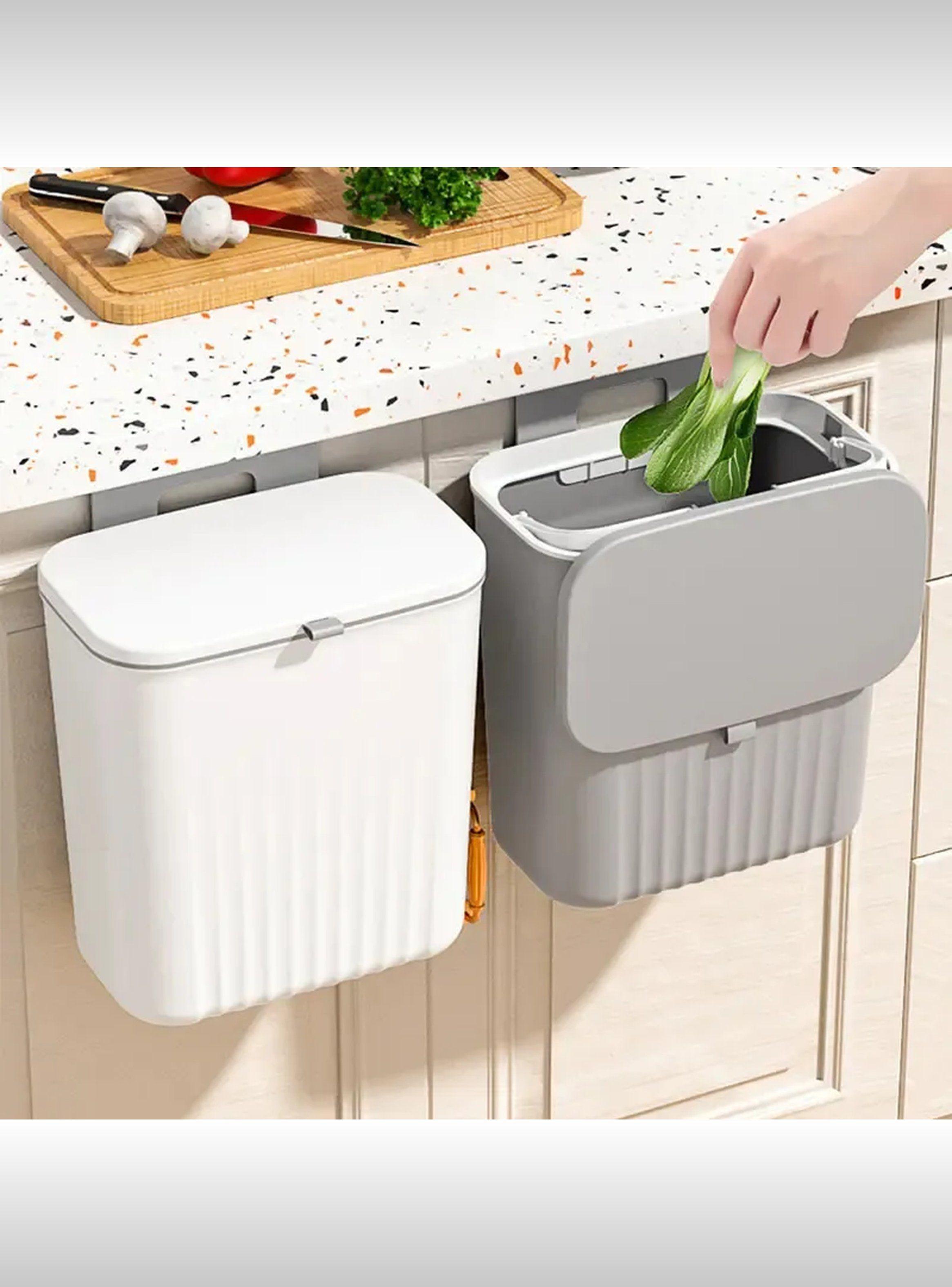 Contenedor de Basura de Cocina Colgante Plástico 5L-2