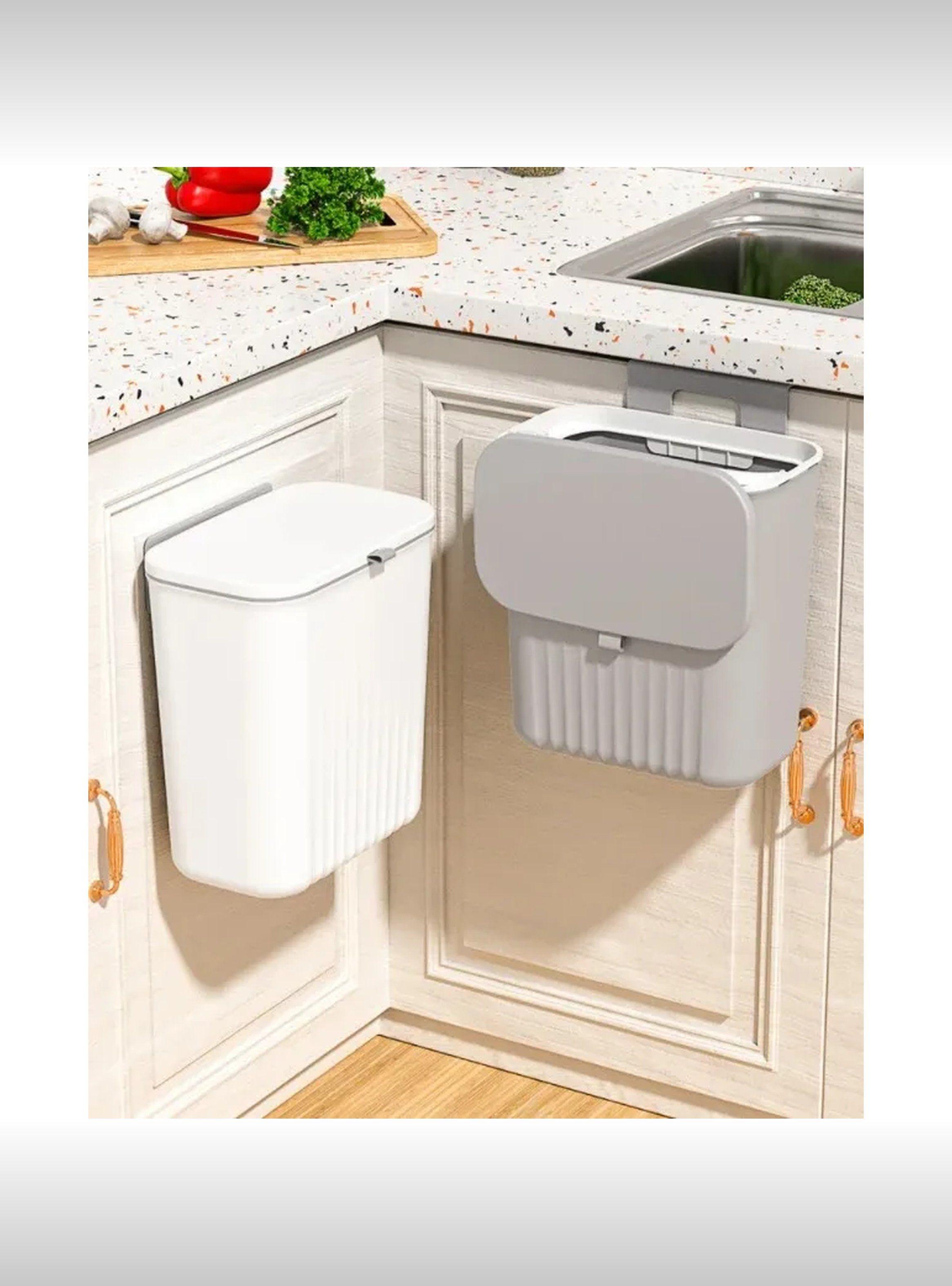 Contenedor de Basura de Cocina Colgante Plástico 5L-4