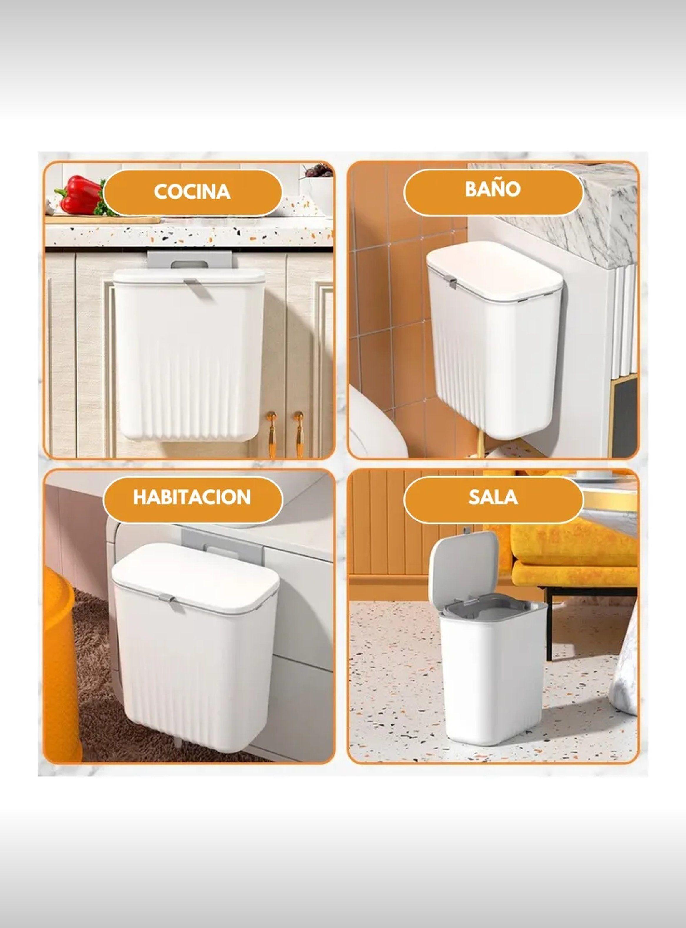 Contenedor de Basura de Cocina Colgante Plástico 5L-5