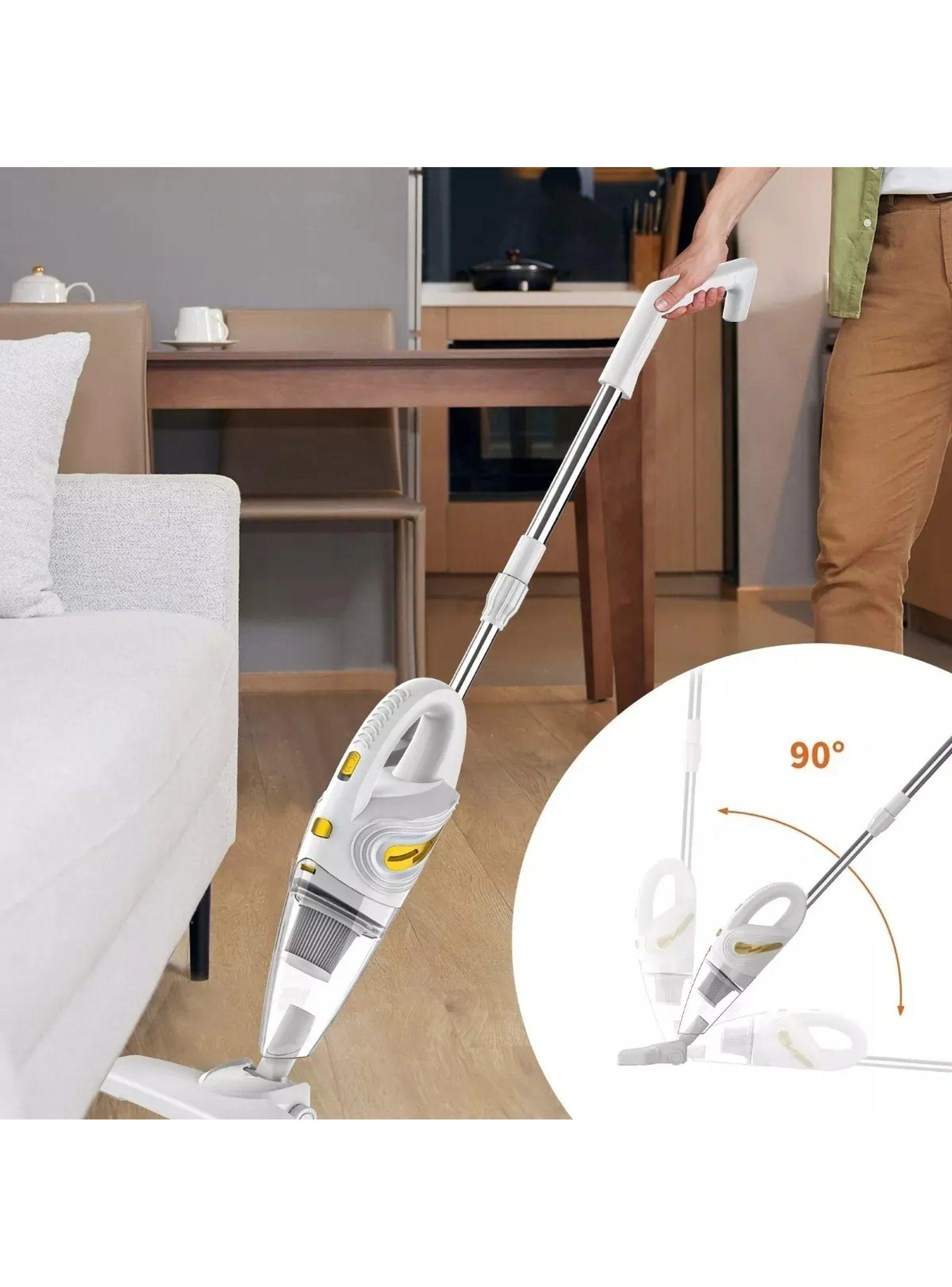 Aspiradora Ciclónica Portátil Multifuncional 800W Blanco-4